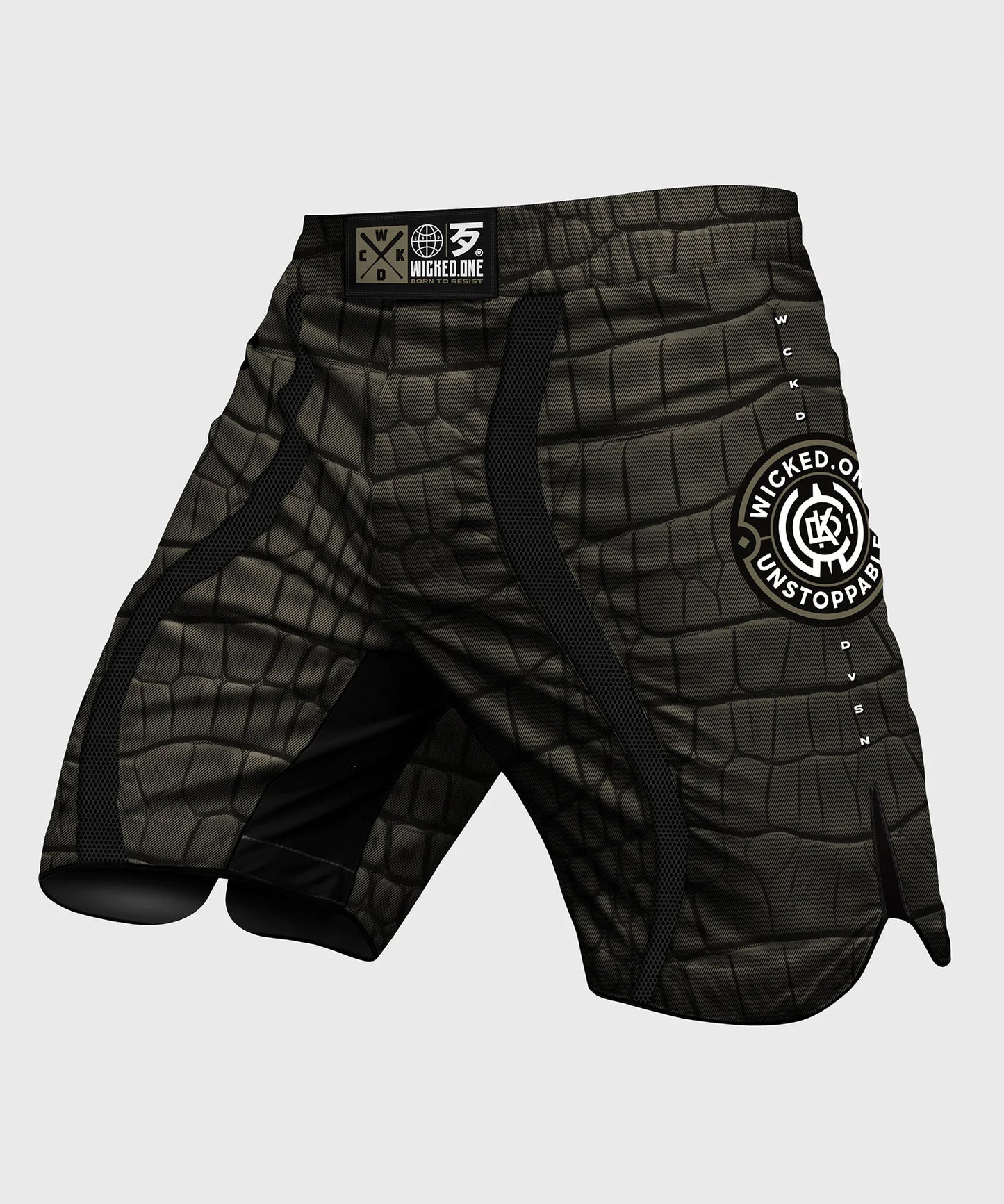 Wicked One Eager Caïman Fightshorts - Khaki