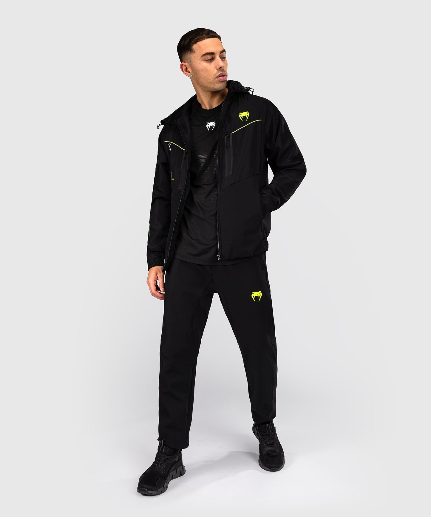 Venum Trainingsjacke Training Camp 4.0 - Schwarz/fluo grün