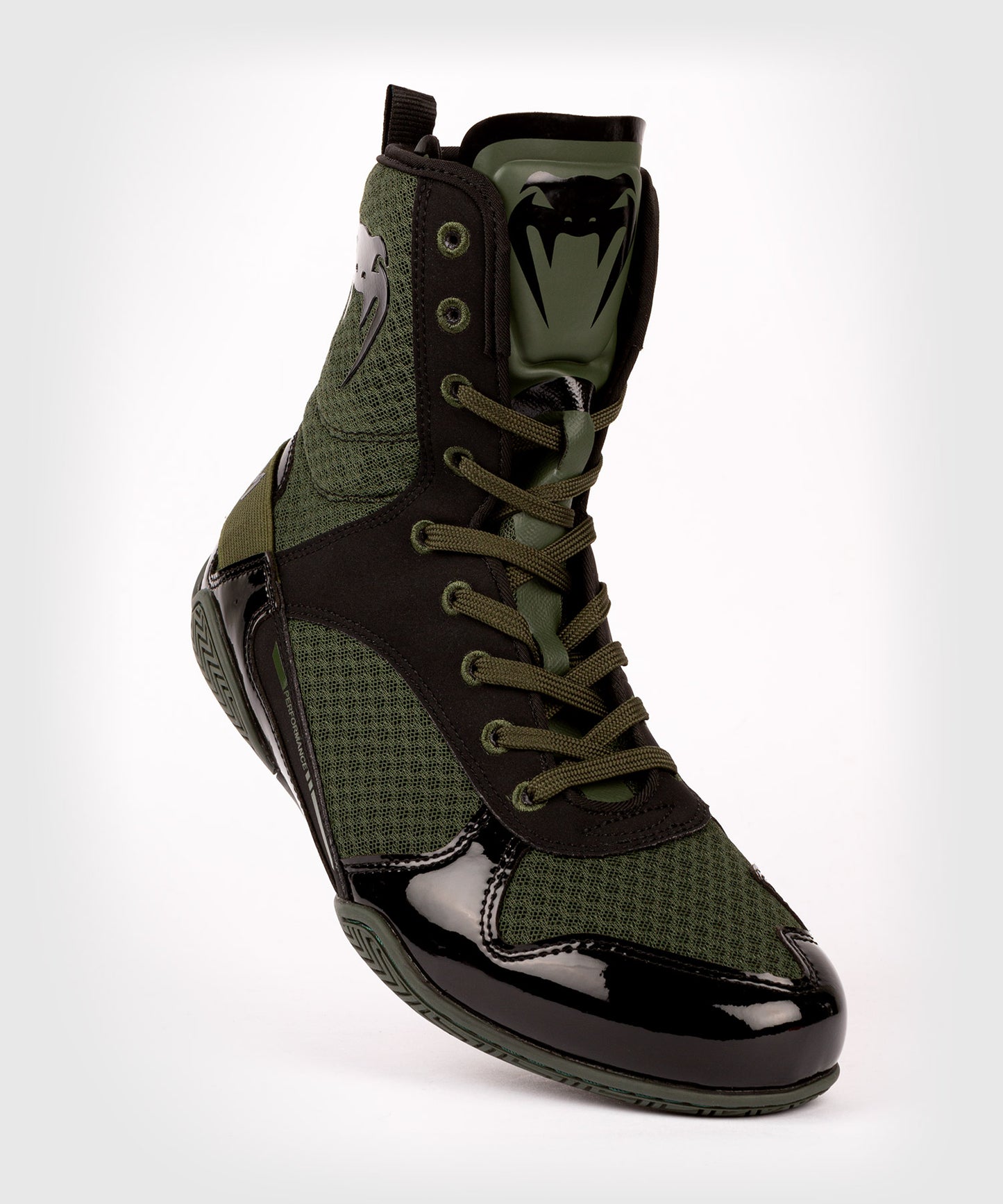 Venum Elite Boxing Shoes – Khaki – Dragon Bleu