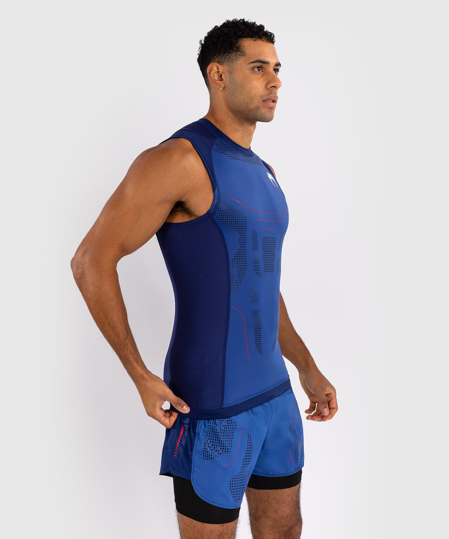 Venum Technical 3.0 Sleeveless Rashguard - Midnight Blue