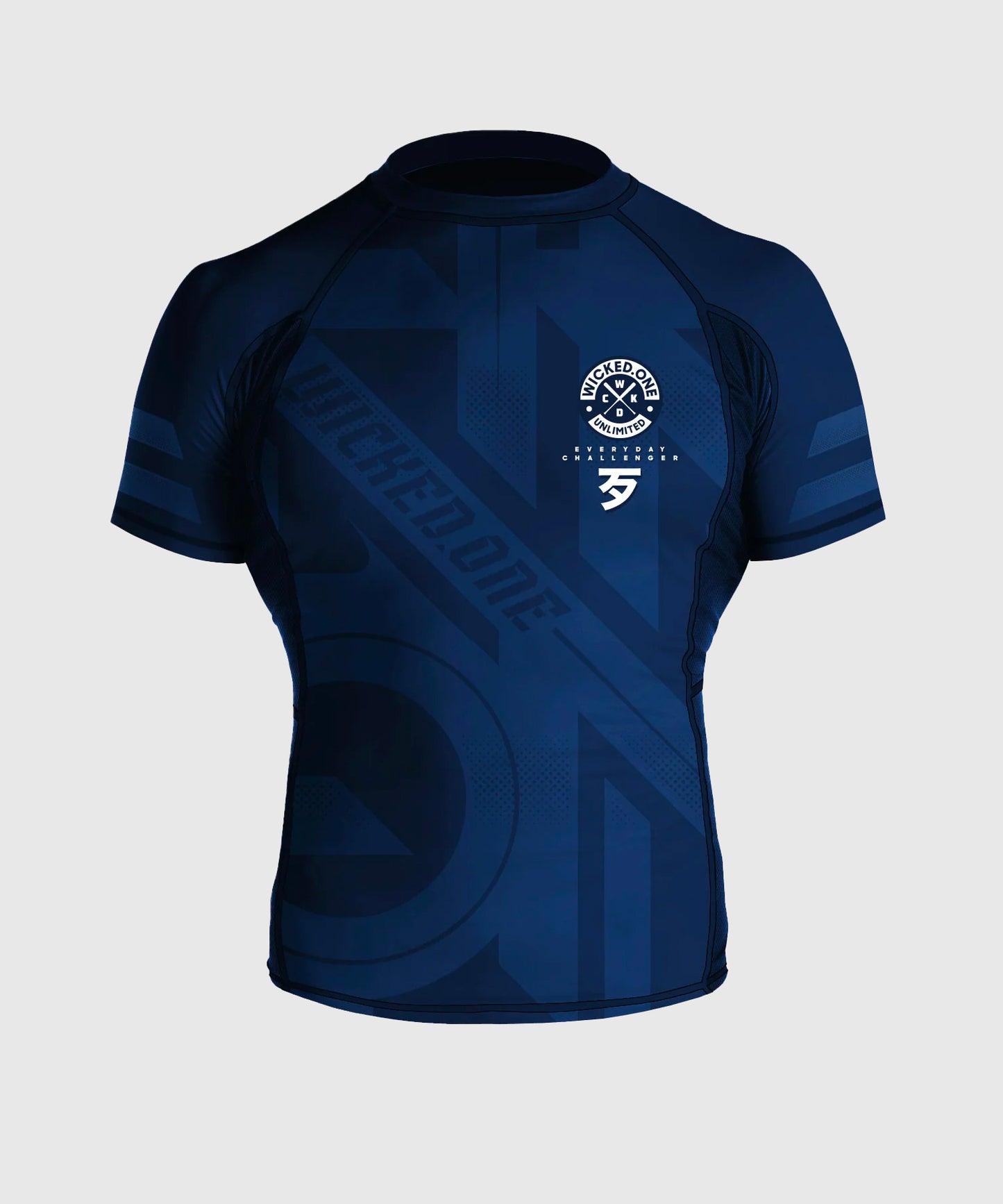 Rashguard À Manches Courtes Wicked One Outsiderz - Bleu Marine