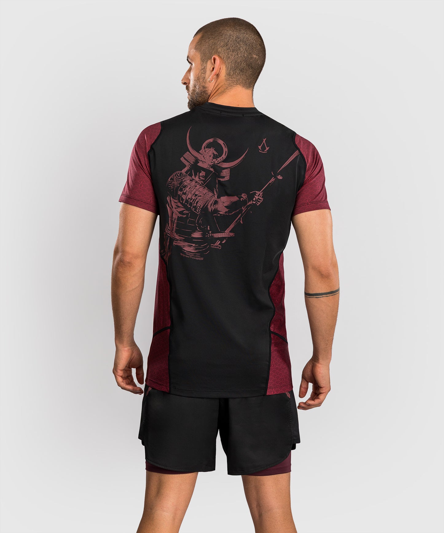 Men's Dry-Tech T-Shirt Venum x Assassin's Creed : Shadows - Bordeaux/Black