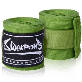 Bandages de boxe semi-élastique 8 Weapons (3.5 mètres) - Vert