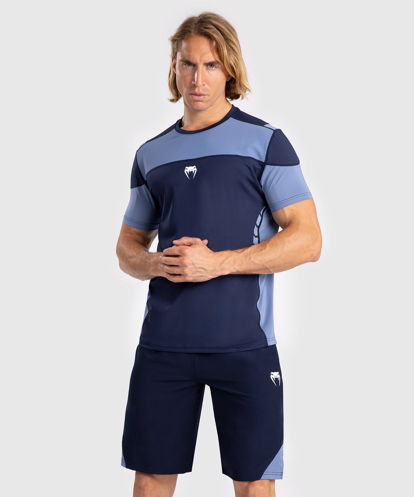 T-shirt Dry-Tech pour Hommes Venum Tempest - Bleu Marine/Bleu
