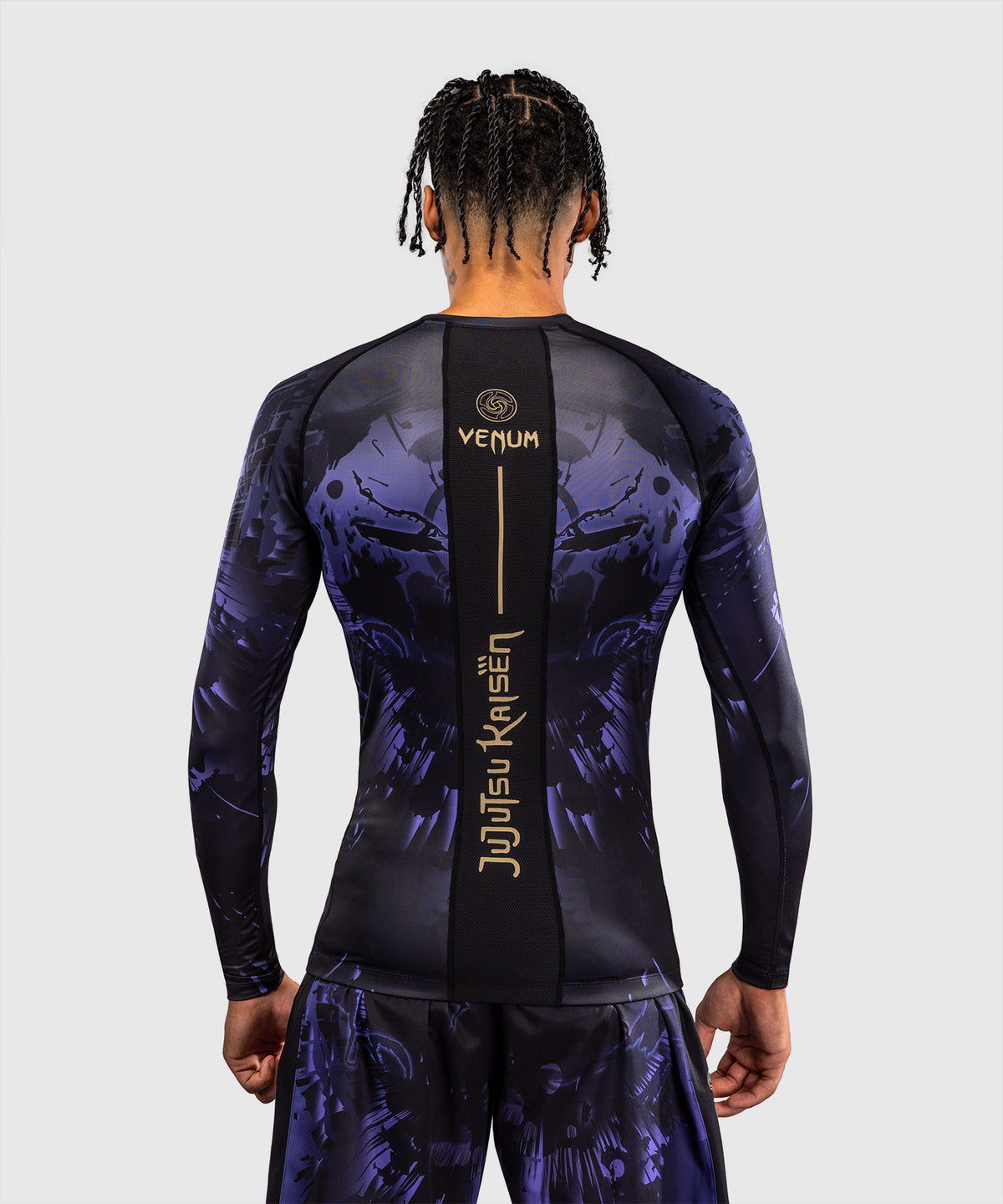 Rashguard à Manches Longues Gojo Jujutsu Kaisen x Venum – Violet