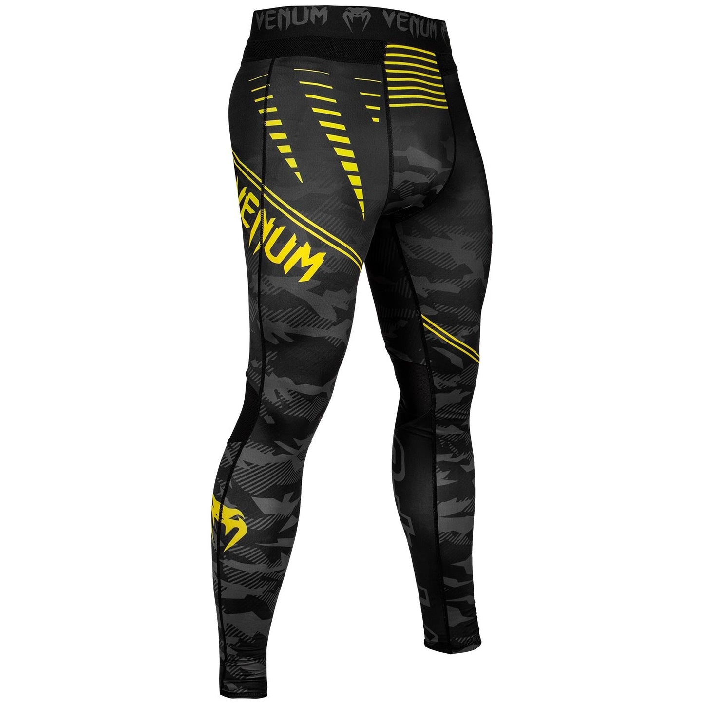 Venum Okinawa 2.0 Compression Pants - Black/Yellow