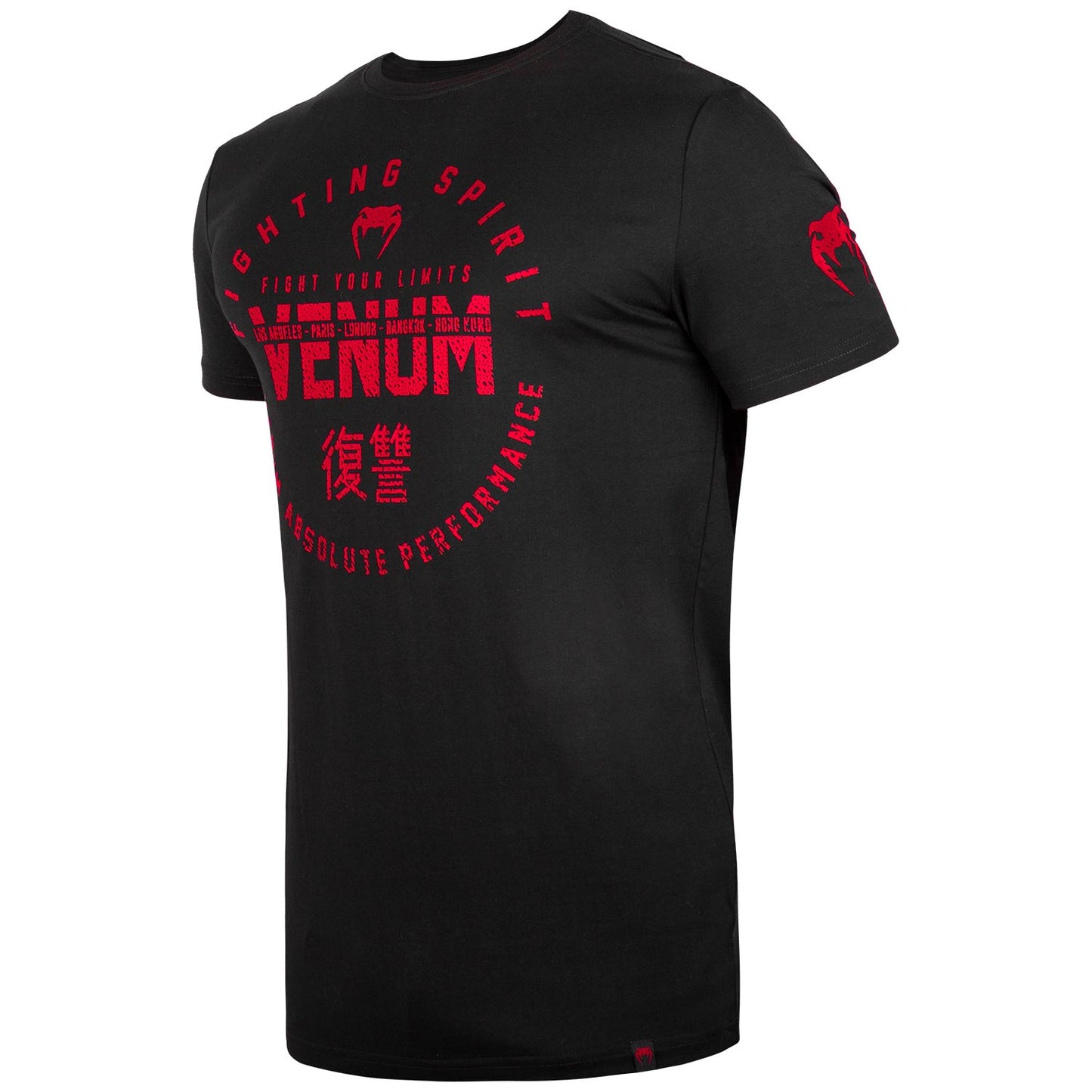 Venum Signature T-shirt - Short sleeve - Black/Red