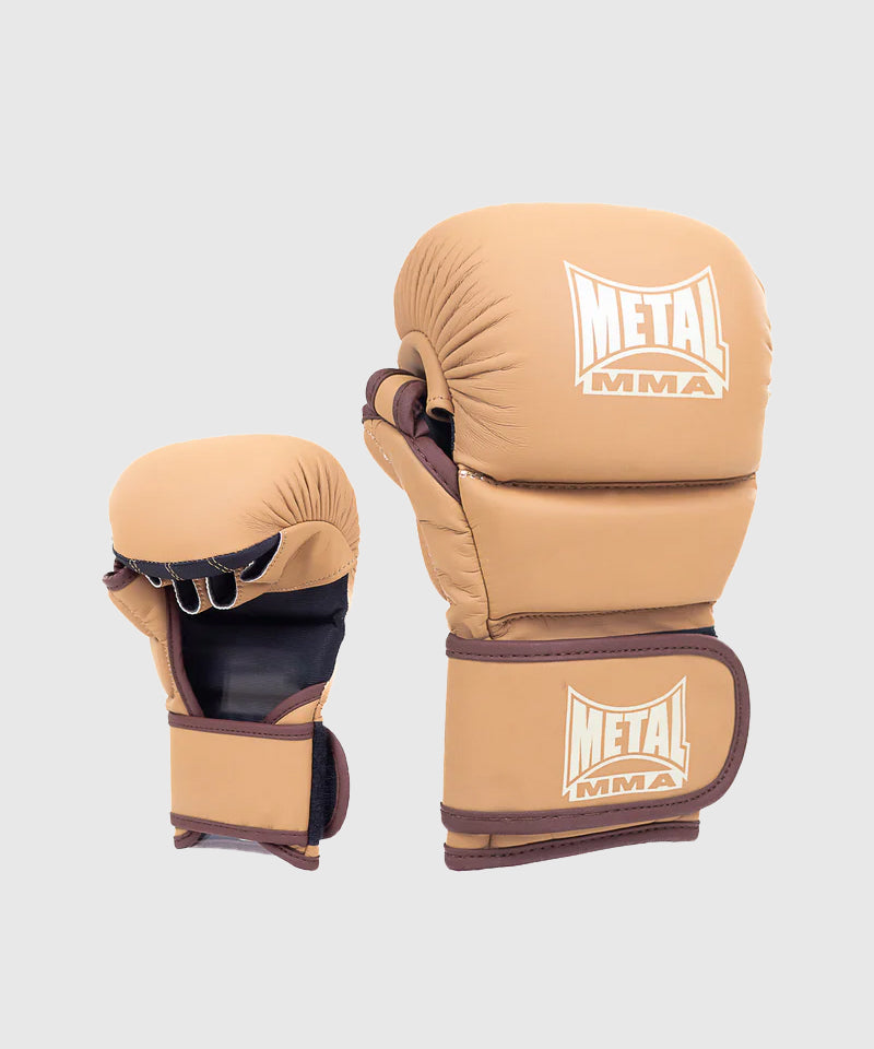 Metal Boxe The Shell MMA Sparring Gloves Caucasian Hills - Beige