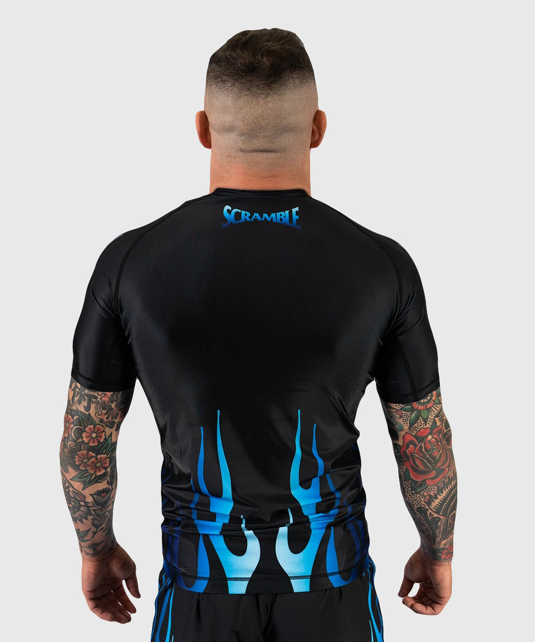 Rashguard À Manches Courtes Scramble 1998 Ice - Noir/Bleu