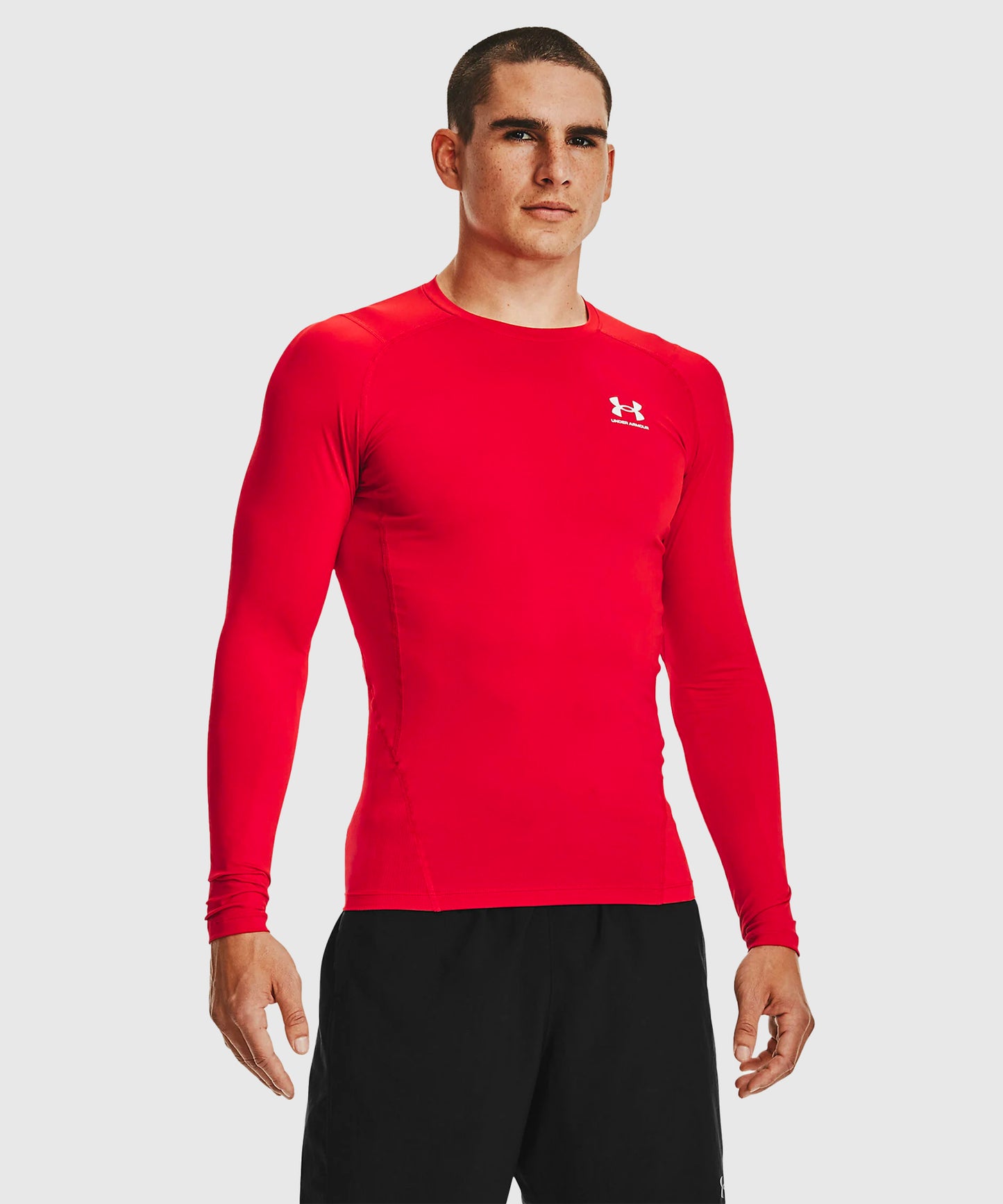 T-Shirt Manches Longues Under Armour Heatgear® Armour - Rouge