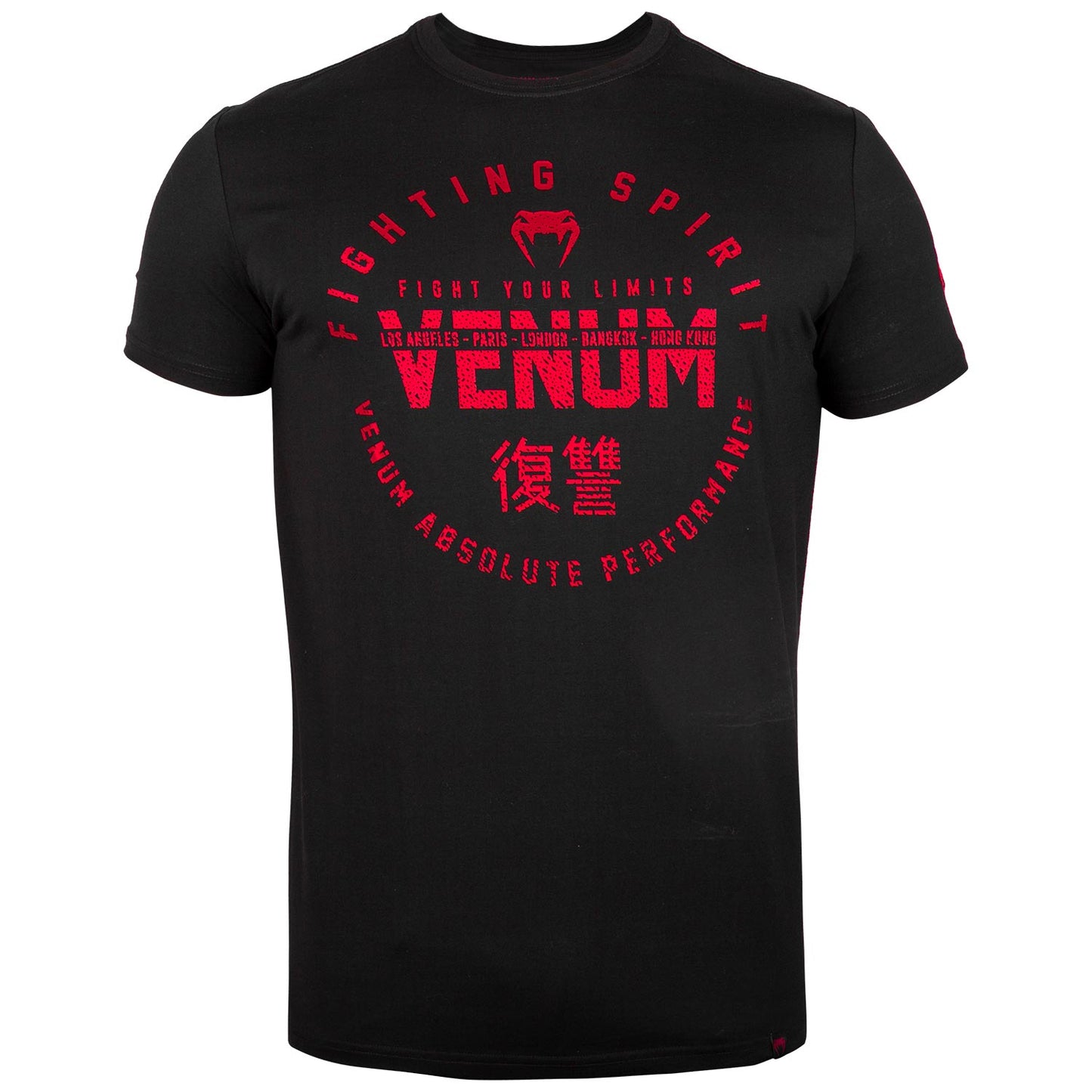 Venum Signature T-shirt - Short sleeve - Black/Red