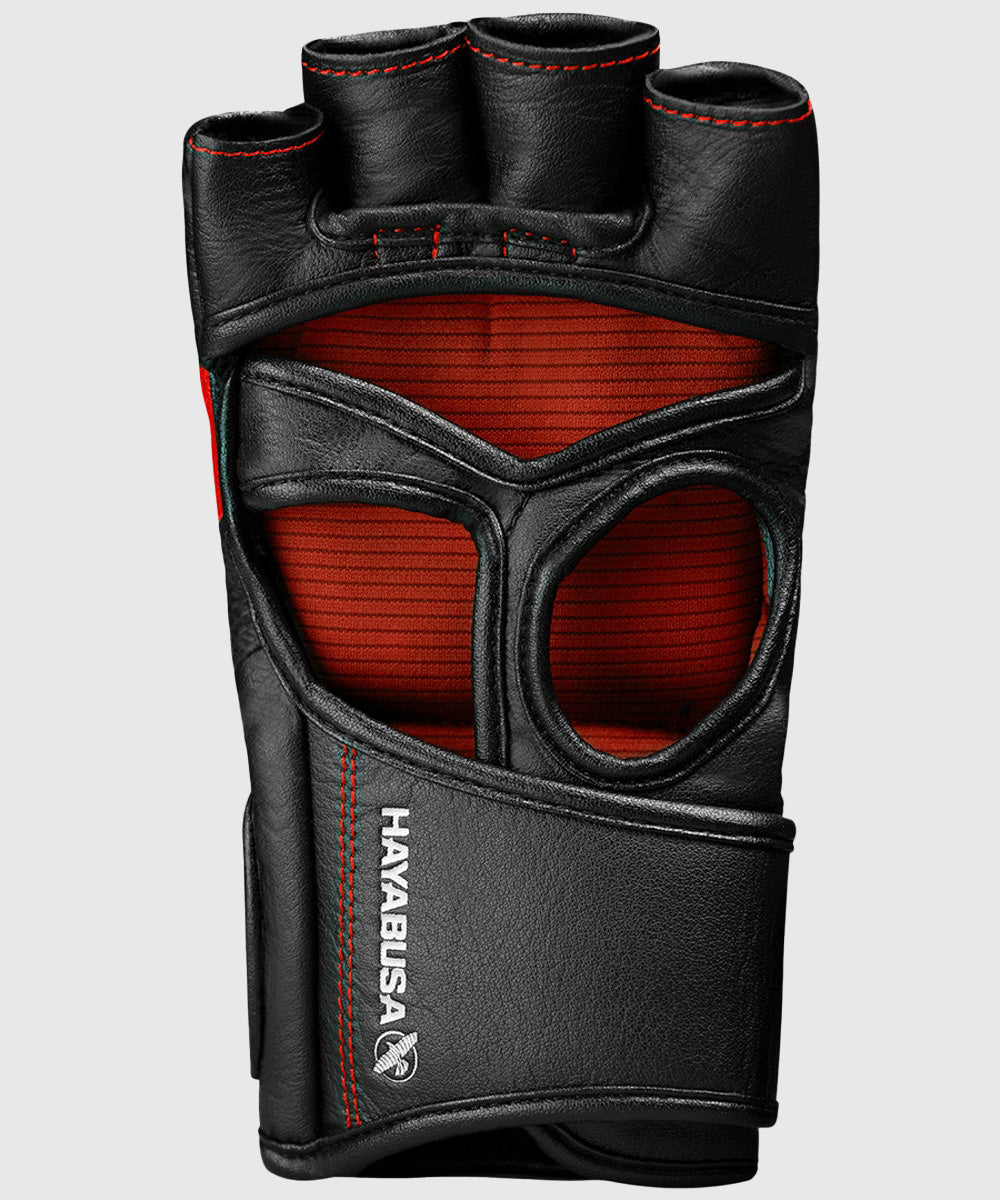 Gants de MMA T3 Hayabusa - Noir/Rouge