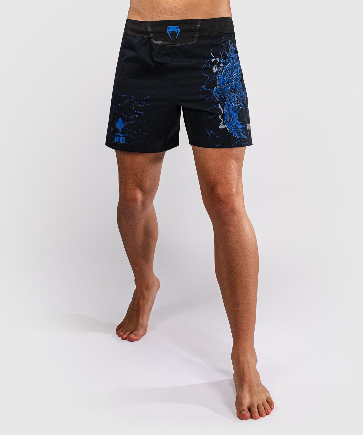 Venum Thunder Dragon Pantaloncini da Combattimento – Nero/Blu Reale