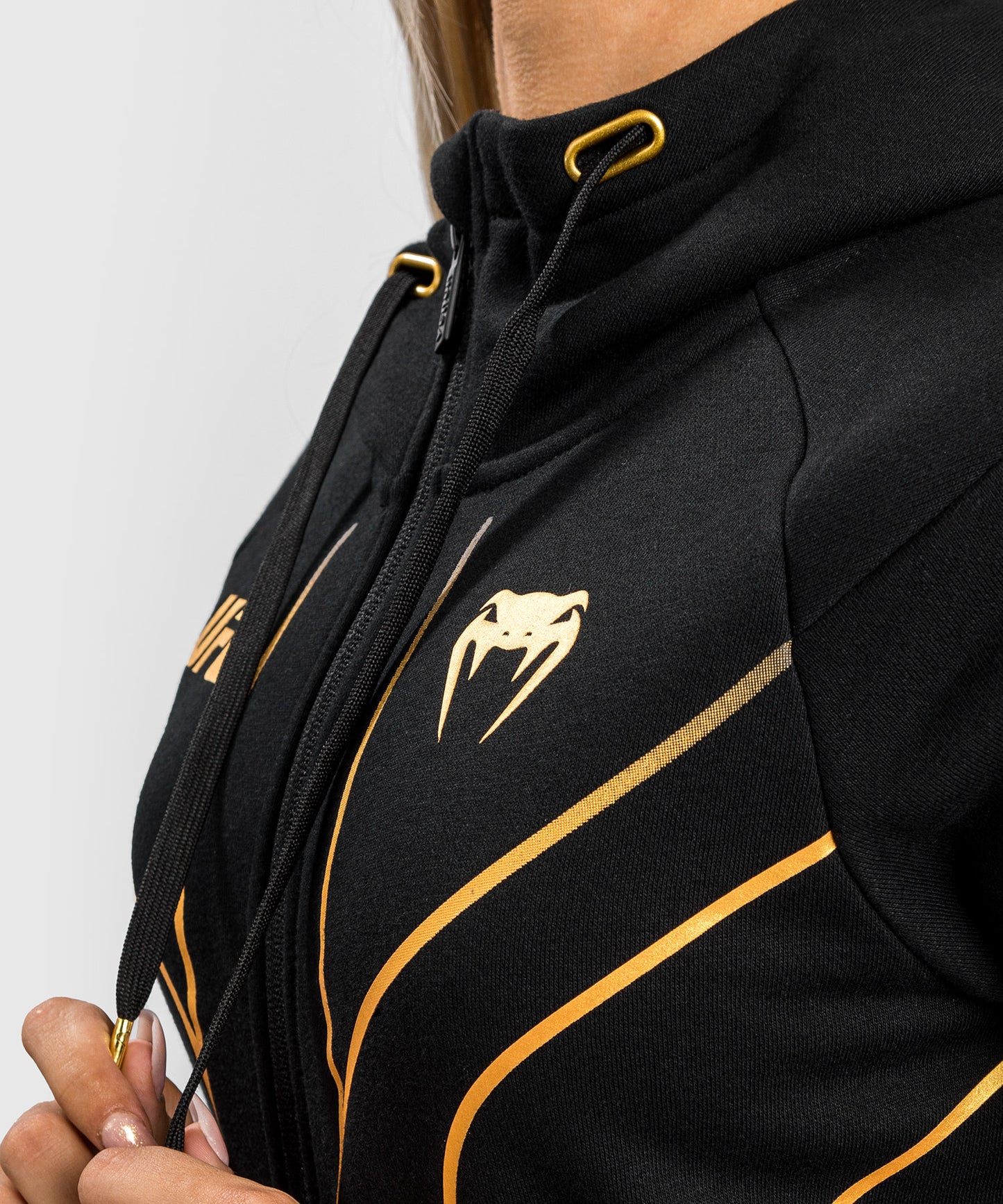 Sweatshirt Zippé Femme UFC Venum Fight Night 2.0 Replica - Champion