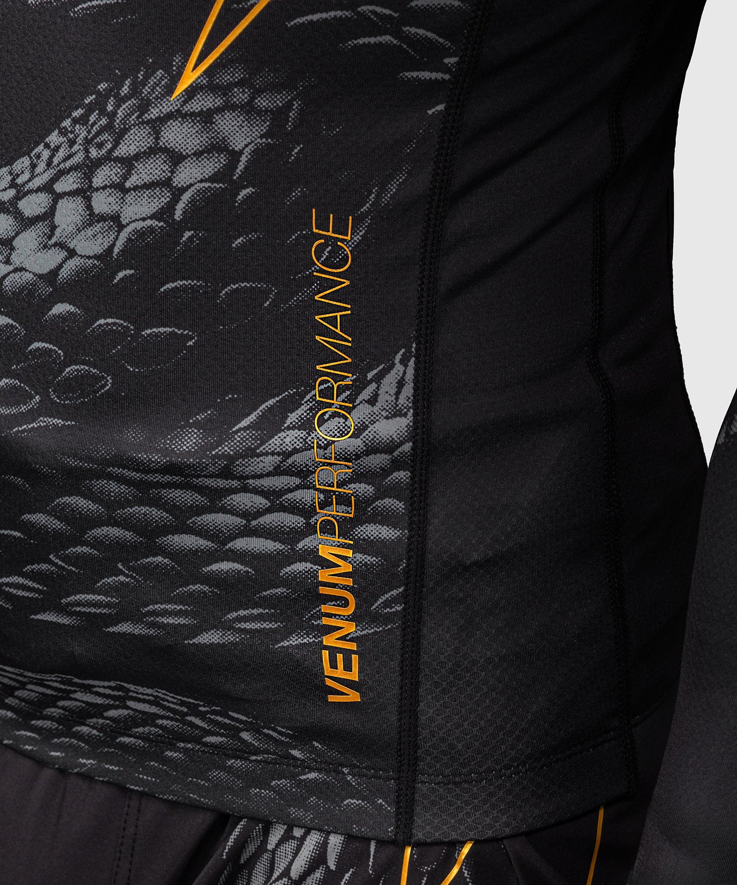 Venum Matupa Langarm Rashguard - Schwarz/Grau/Gold