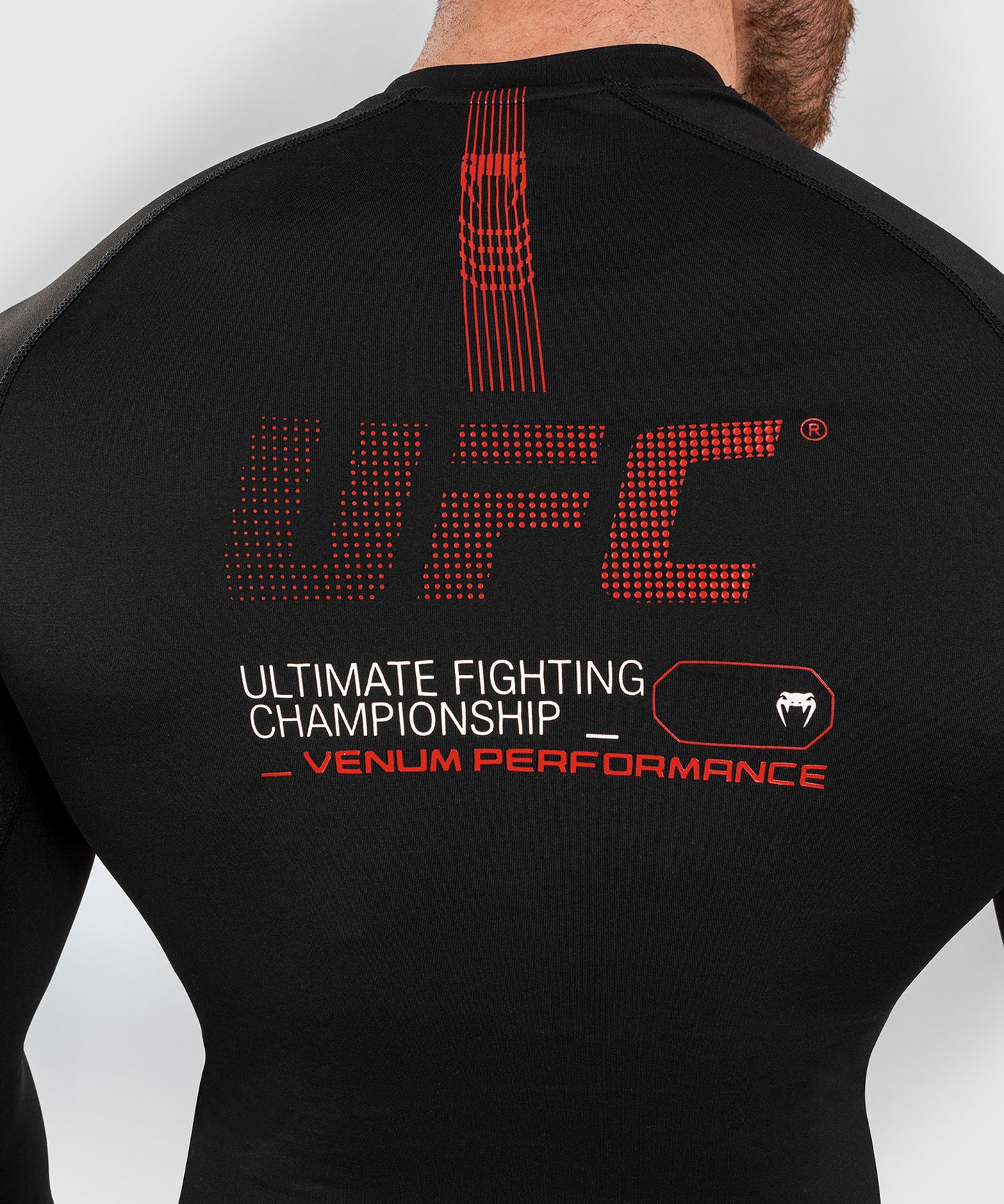 Rashguard Performance à manches longues pour Hommes UFC Adrenaline by Venum Fight Week - Noir