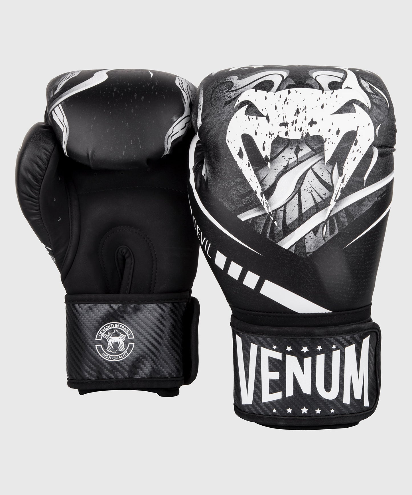 Gants de boxe Venum Devil - Noir/Blanc
