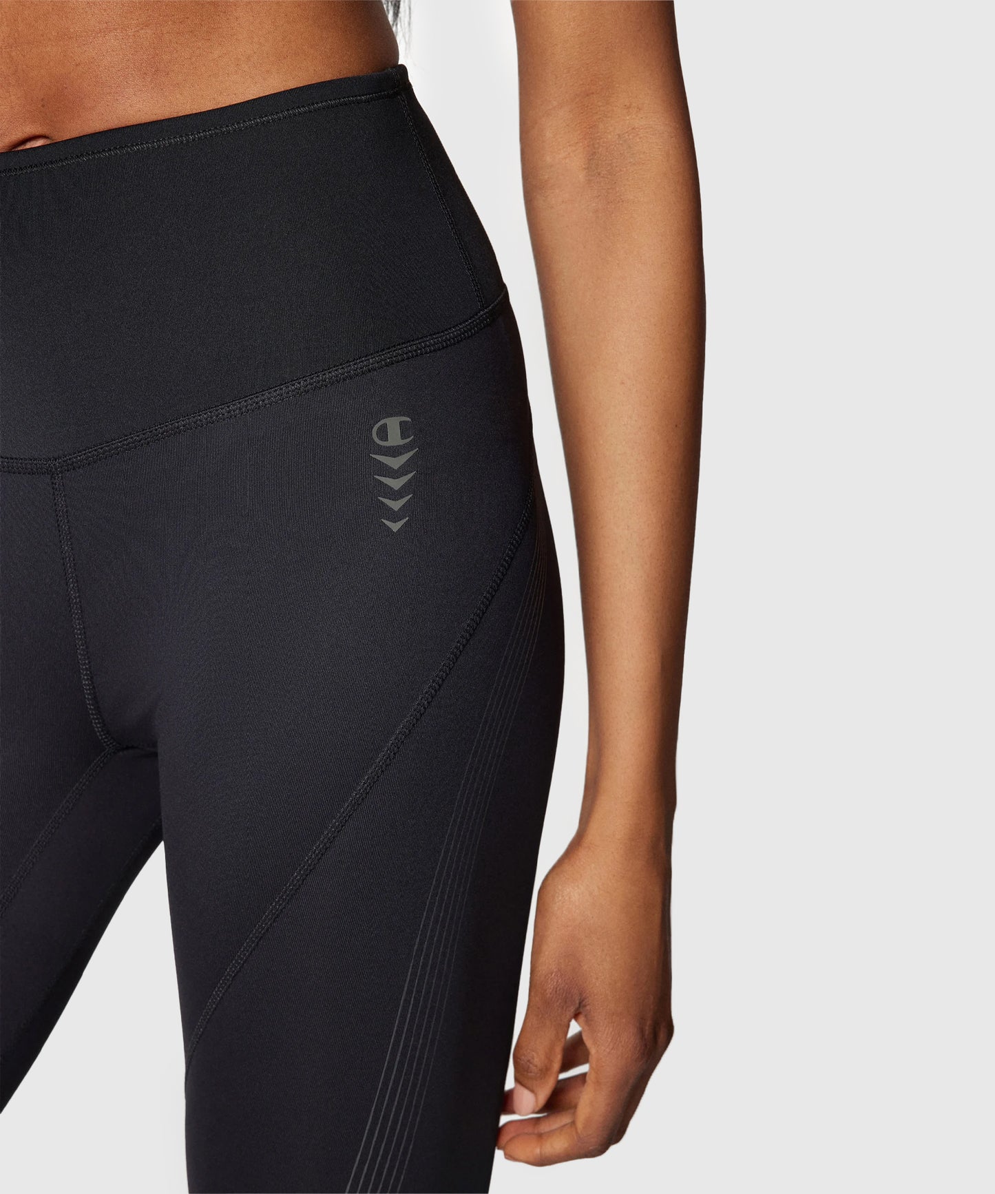 Leggings Champion At Athletic - Noir/Blanc