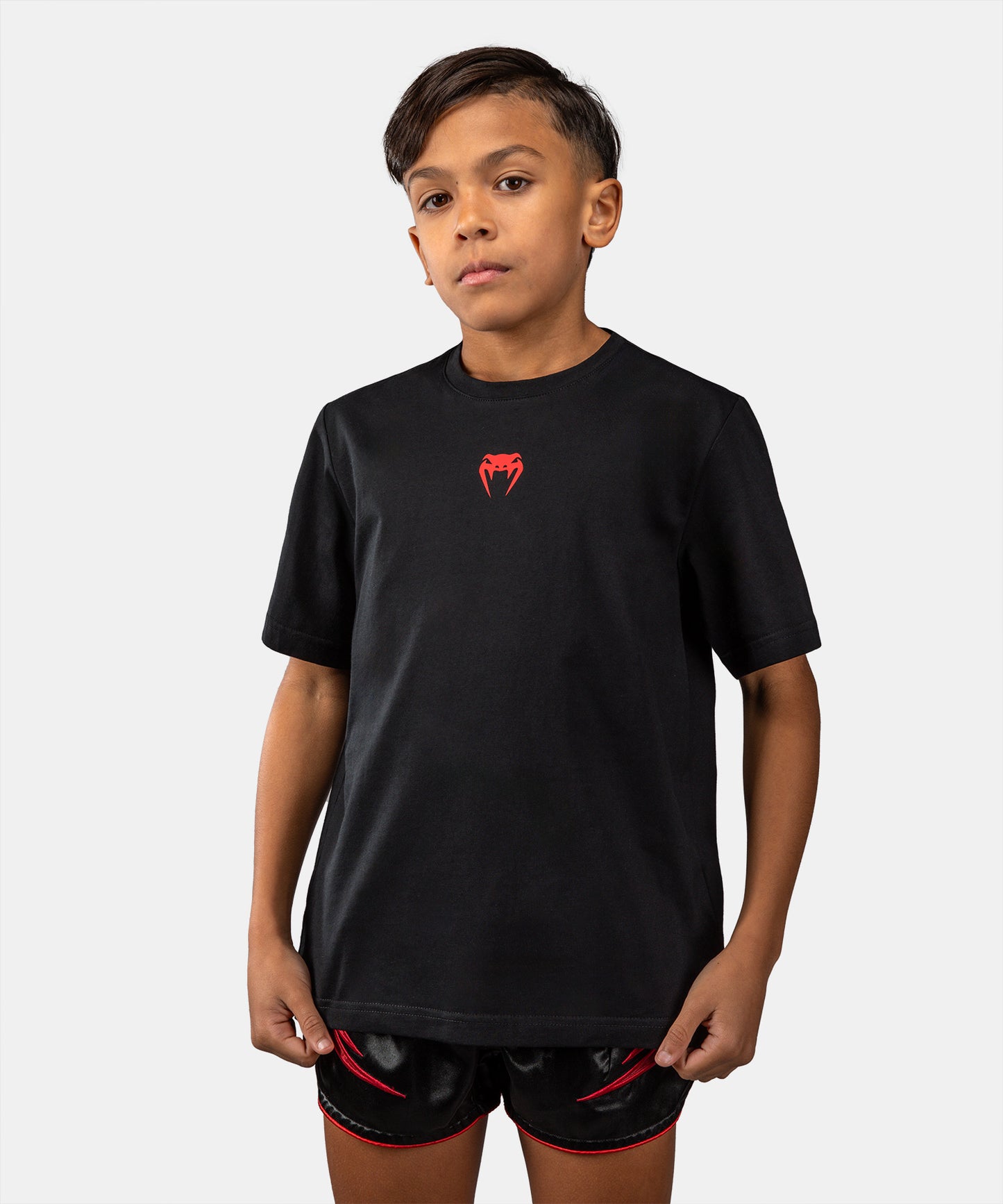 Venum Attack T-Shirt aus Baumwolle - Schwarz/Rot