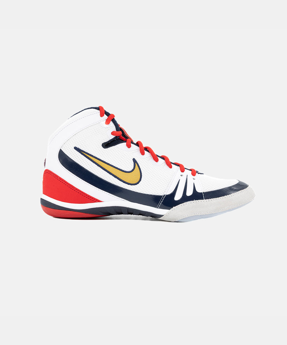 Chaussures de Lutte Nike Freek Se - Blanc/Or/Marine