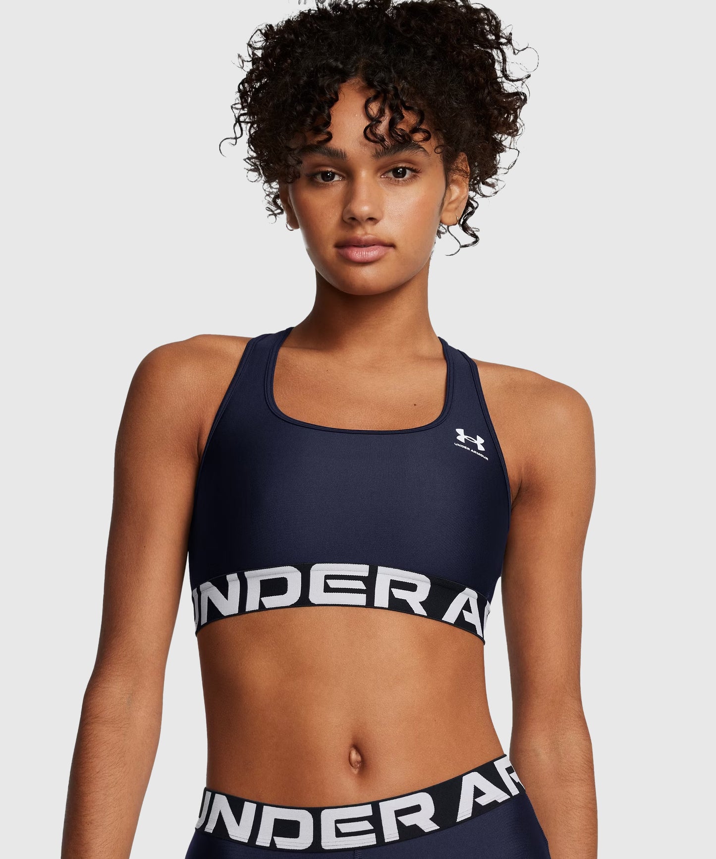 Under Armour Heatgear® Sports Bra - Navy Blue