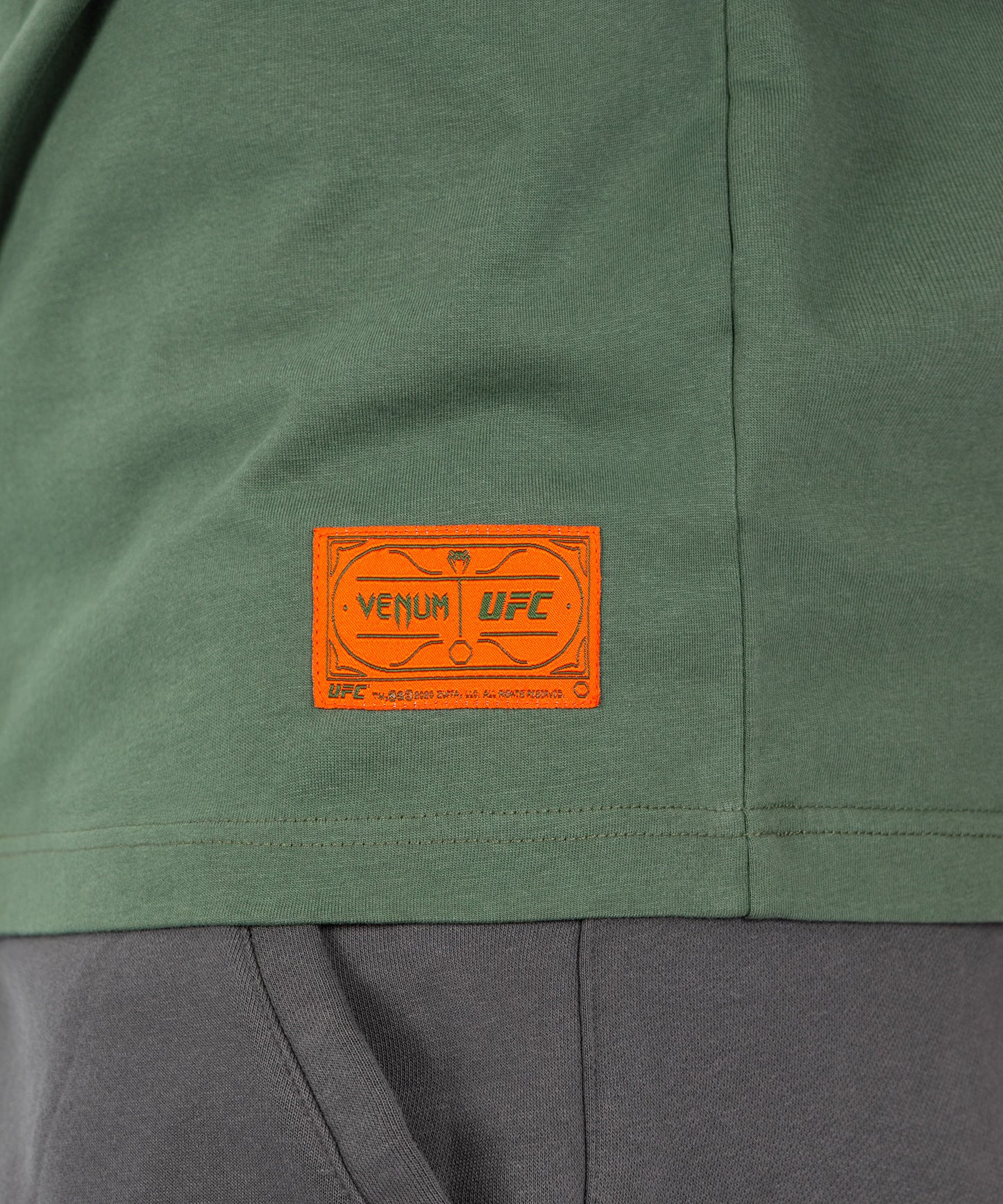 UFC by Venum Ulti-Man T-Shirt - Khaki/Orange 
