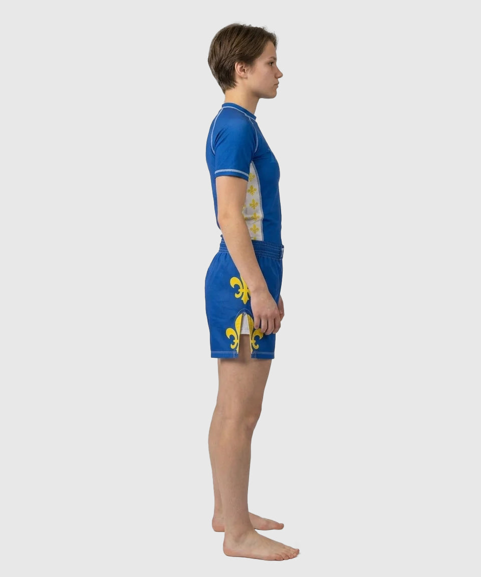 Short de combat TYCE CULTURE OF WAR Jeanne d'Arc - Bleu