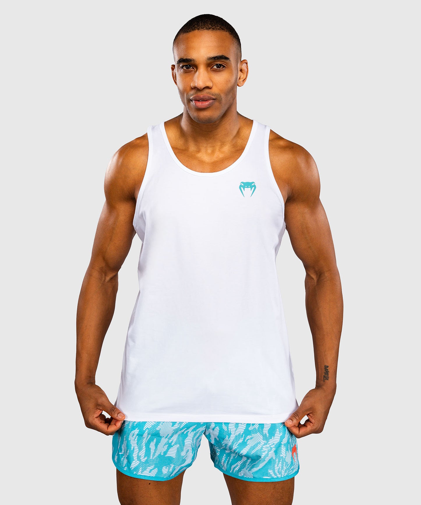 Venum Aqua Camiseta de Tirantes – Blanco/Turquesa