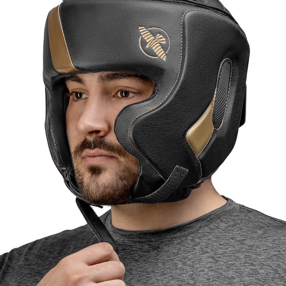 Casque Hayabusa T3 - Sans Menton - Taille M - Noir/Or