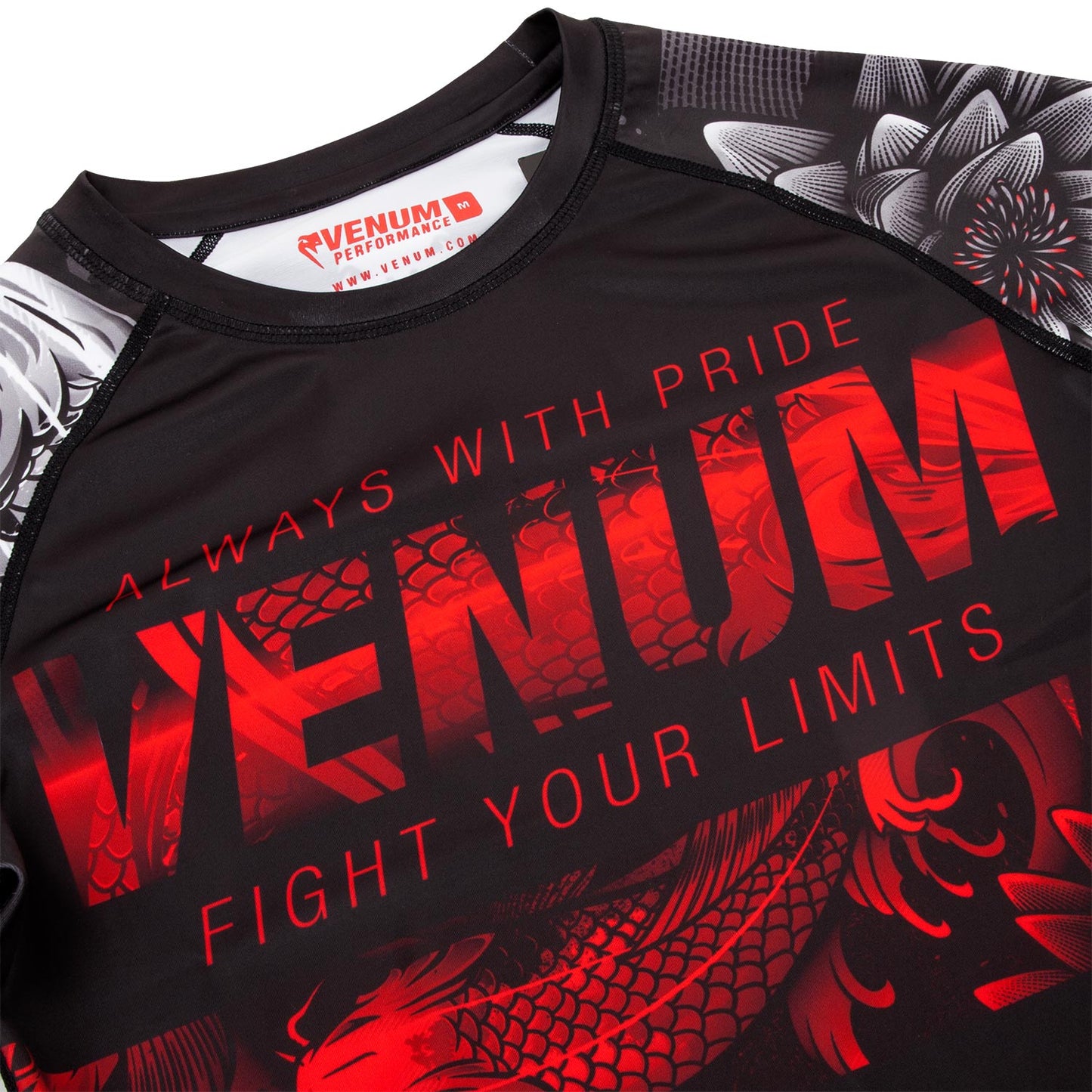 Venum Koi 2.0 Rashguard - Short Sleeves - Black/White