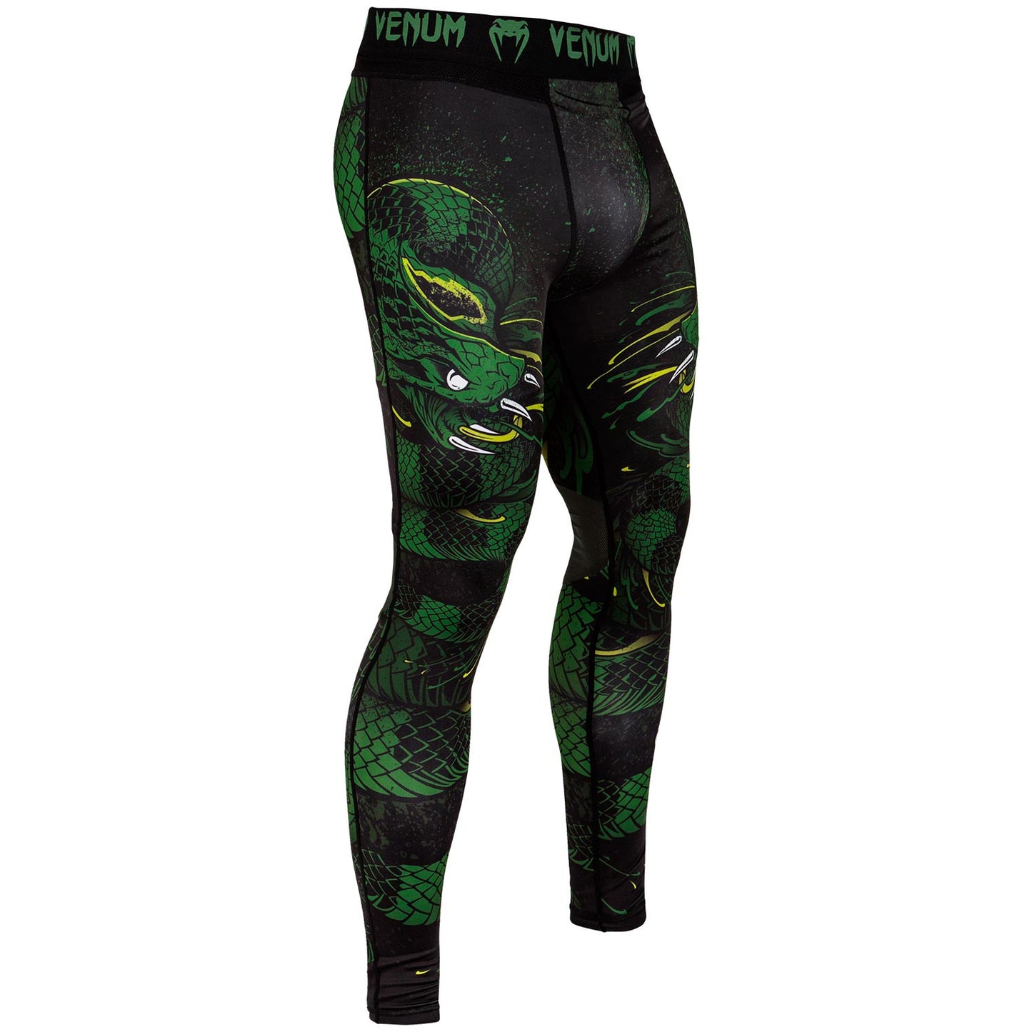 Venum Green Viper Compression Tights - Black/Green