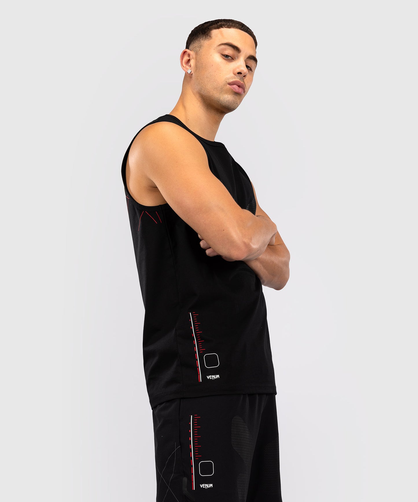 Venum Tactical XT Tank Top - Black/Fire Red