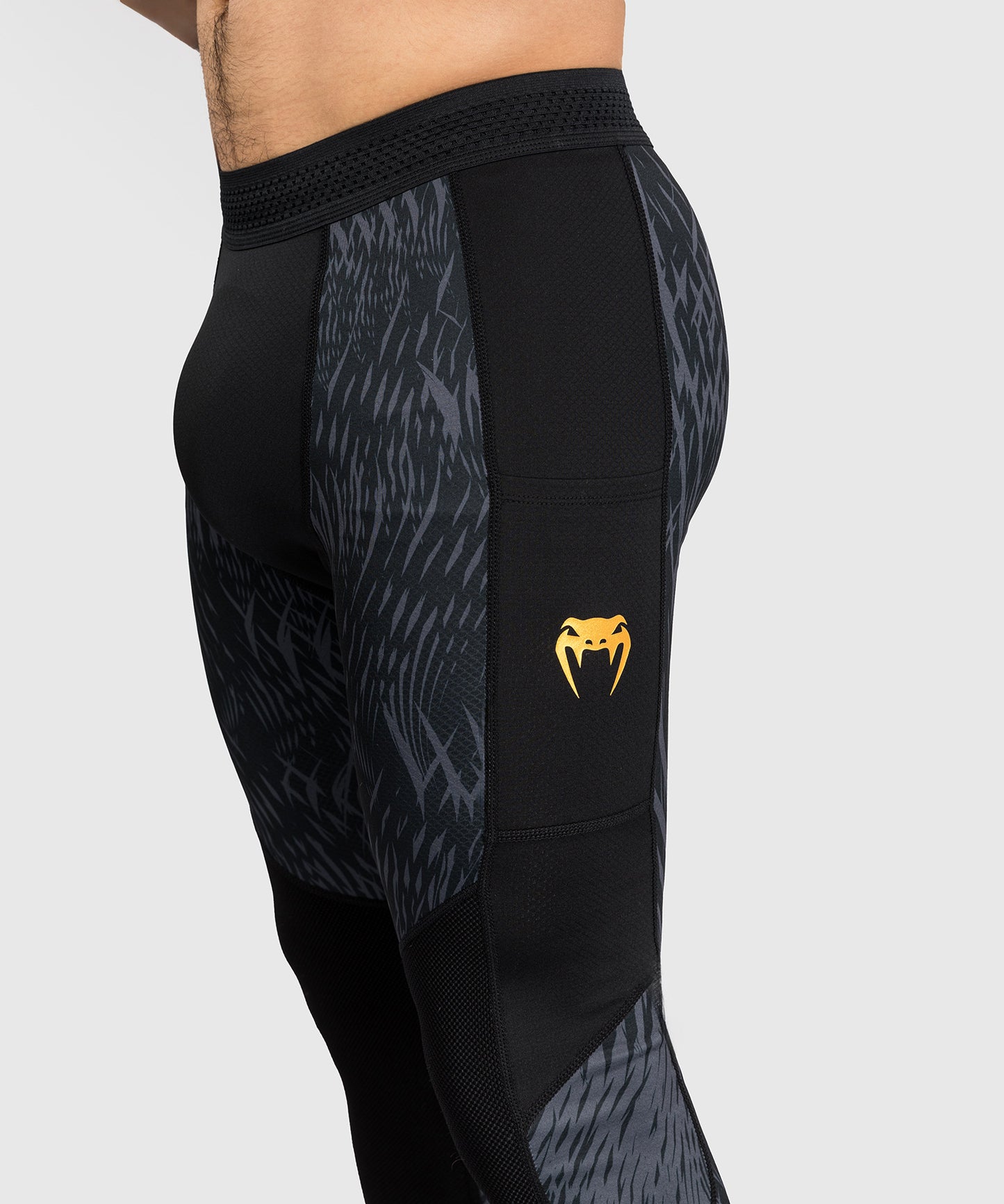 Venum x Chimaev Kompressionshose - Schwarz/Grau
