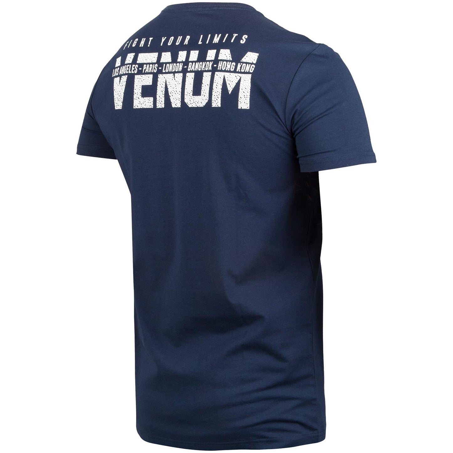 Venum Signature T-Shirt - Short Sleeve - Navy/White