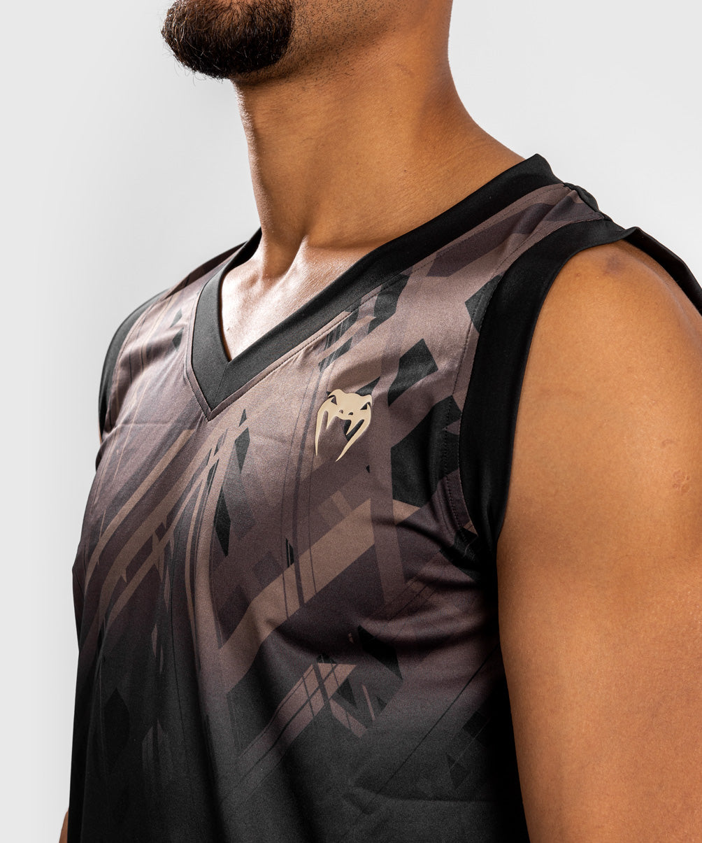 Venum Tecmo 2.0 Dry Tech Canotta - Nero/Marrone