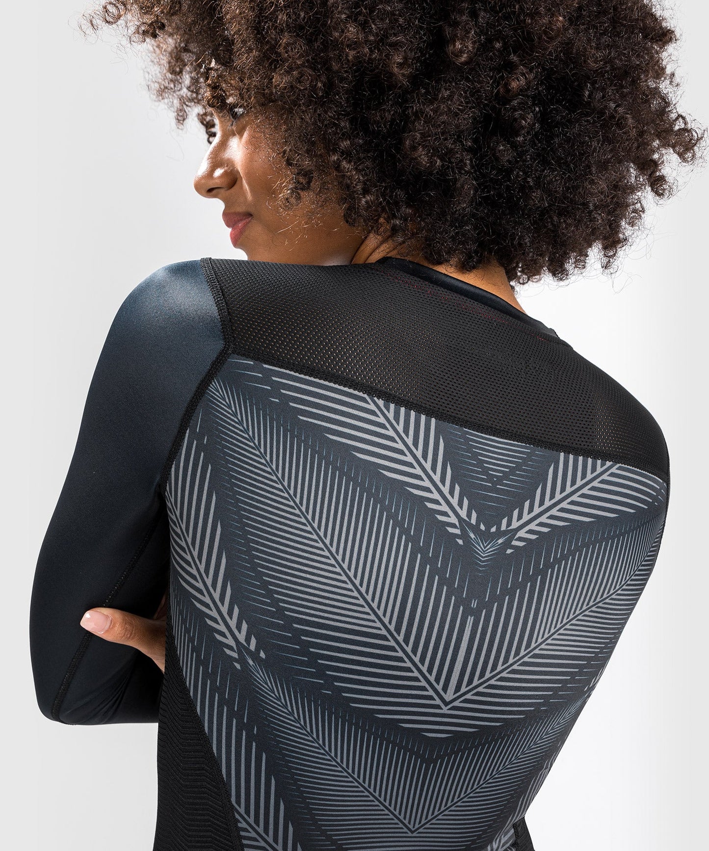 Rashguard Venum Phantom - Manches Longues - Pour Femmes - Noir/Rouge