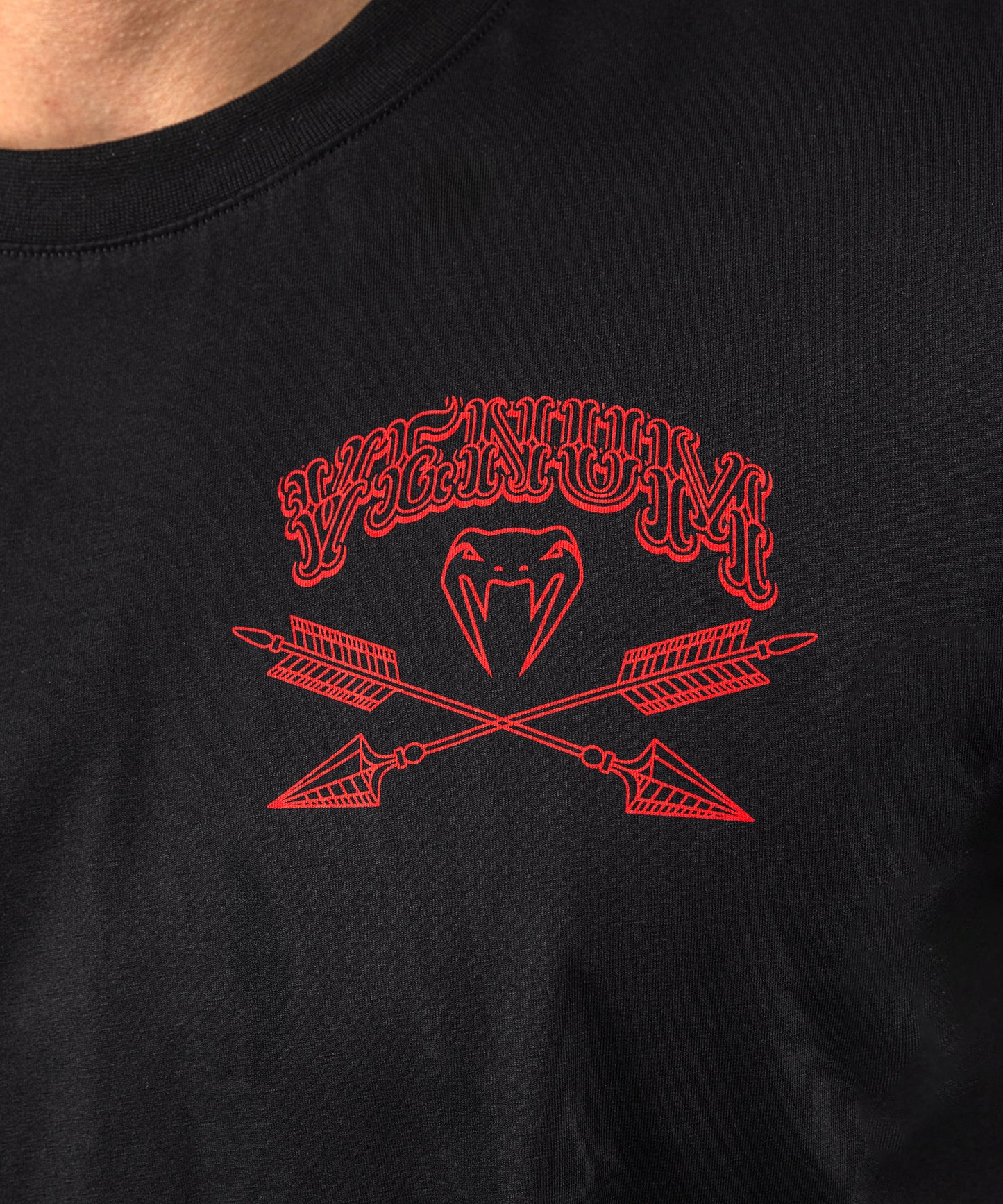 Venum Wolf Atak T-Shirt - Black/Red