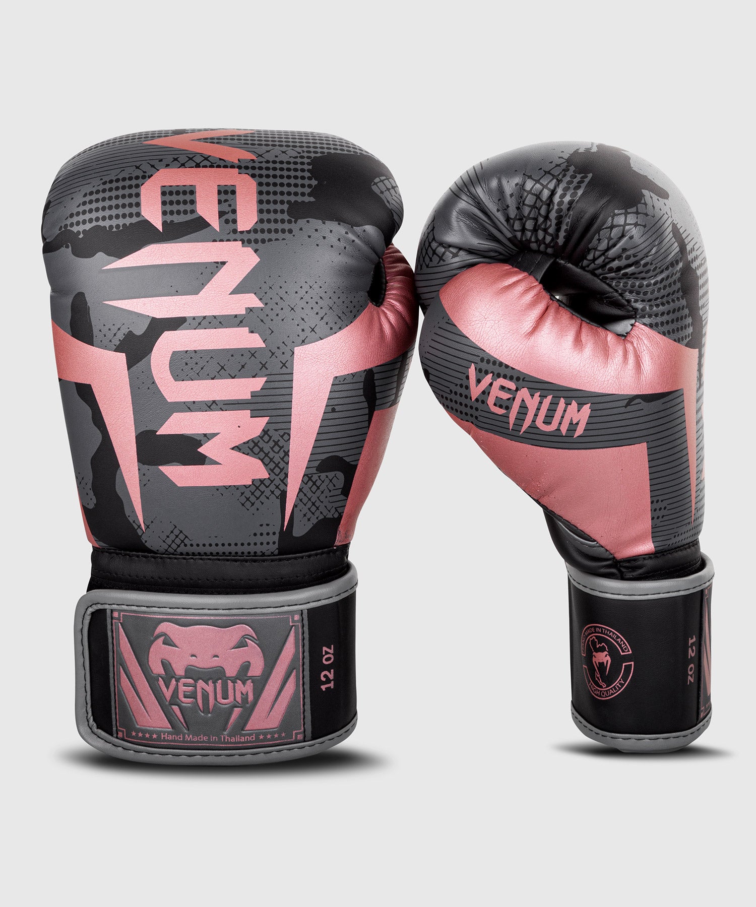 Venum Elite Boxing Gloves – Camo/Pink – Dragon Bleu