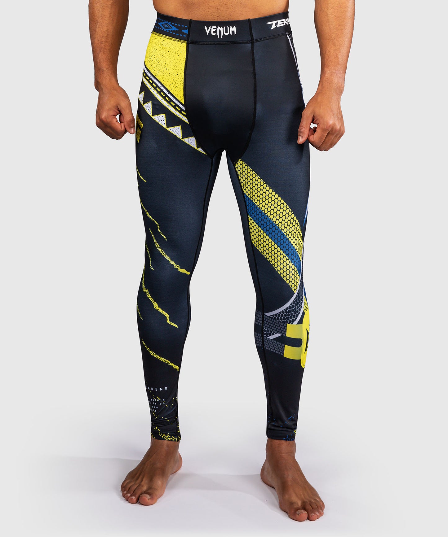 Venum x TEKKEN 8 Mallas King - Negro/Amarillo