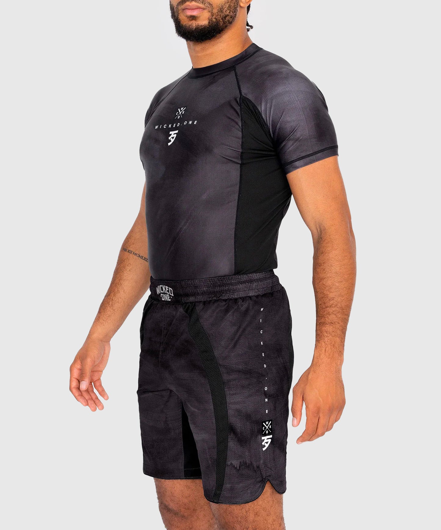 Rashguard À Manches Courtes Wicked One Contest - Noir