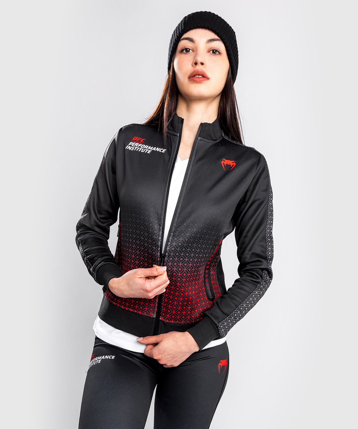 Venum Performance Institute UFC Jacke - Damen - Schwarz/Rot