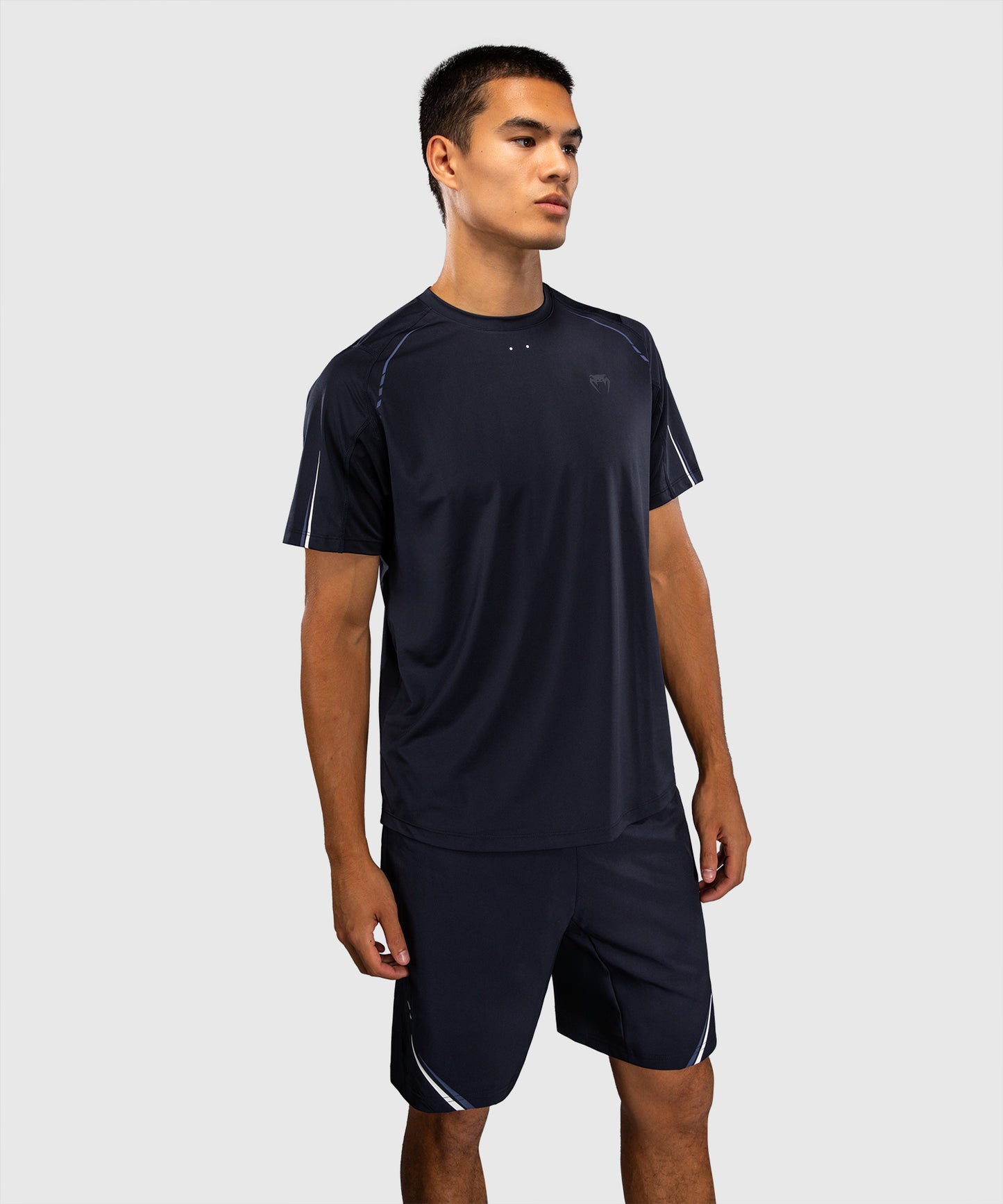 Venum G-Core Maglietta Dry Tech - Blu Navy/Bianco
