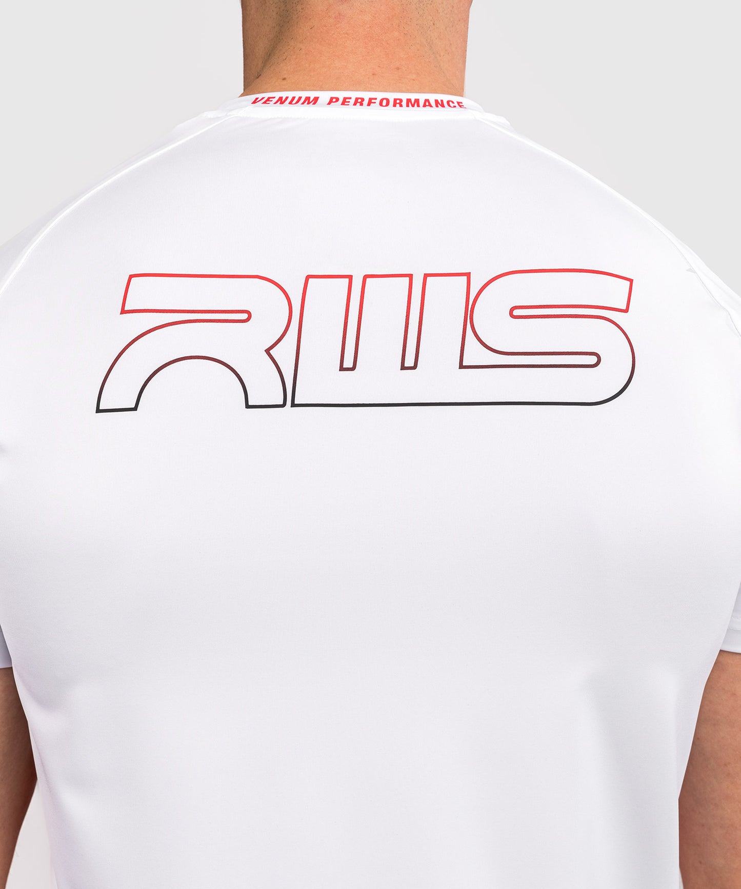 T-shirt Dry-Tech Homme Venum x RWS 2.0 – Blanc/Rouge