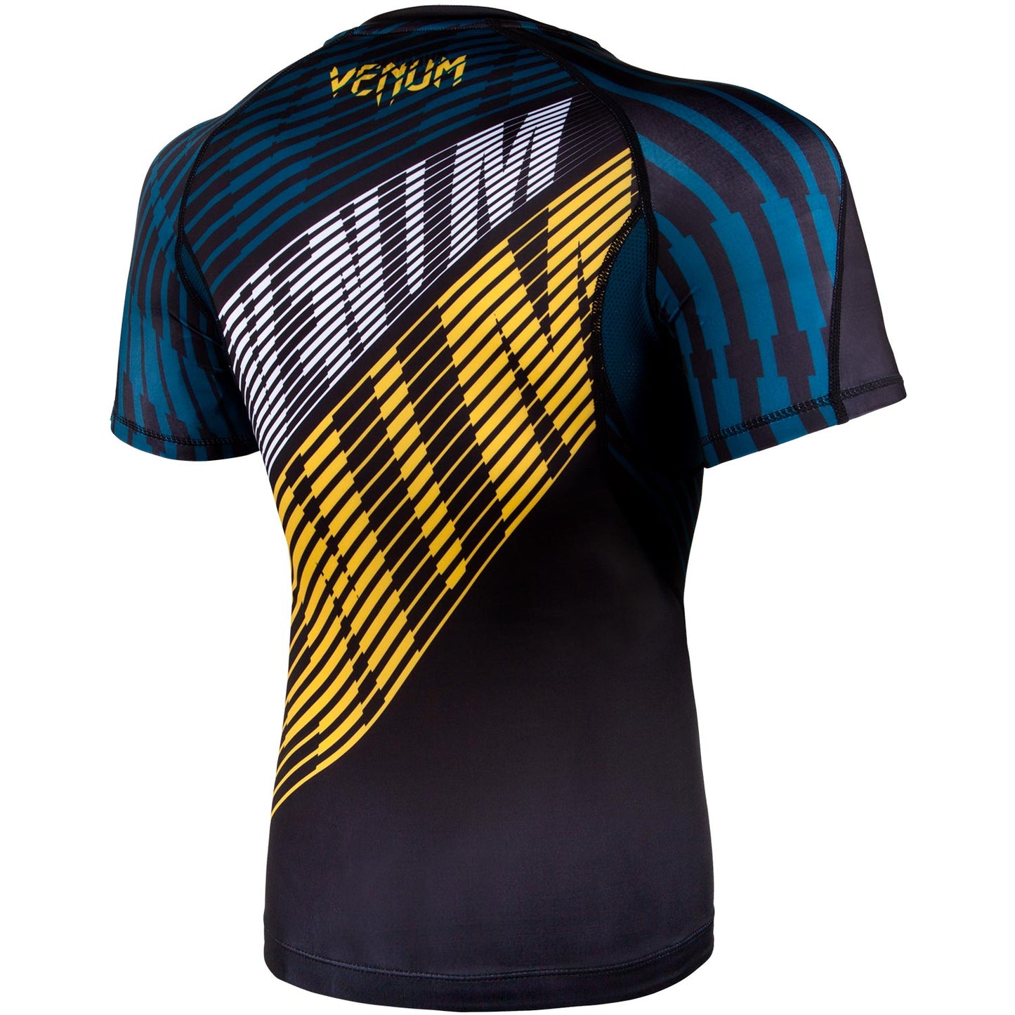 Rashguard Venum Plasma  - Mangas Cortas - Negro/Amarillo