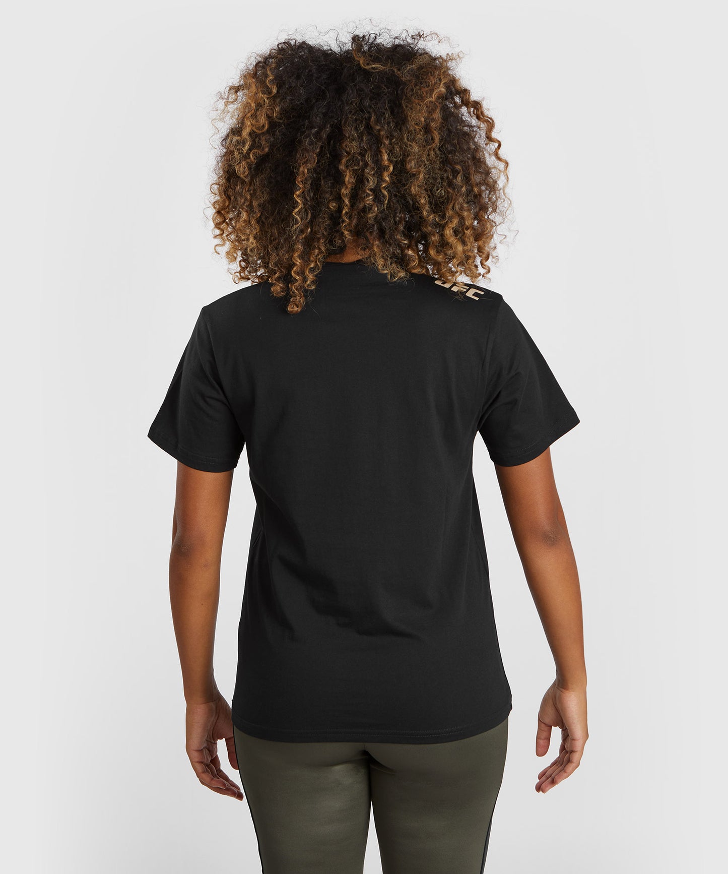 T-shirt à manches courtes en coton pour Femmes UFC Adrenaline by Venum Fight Week - Noir
