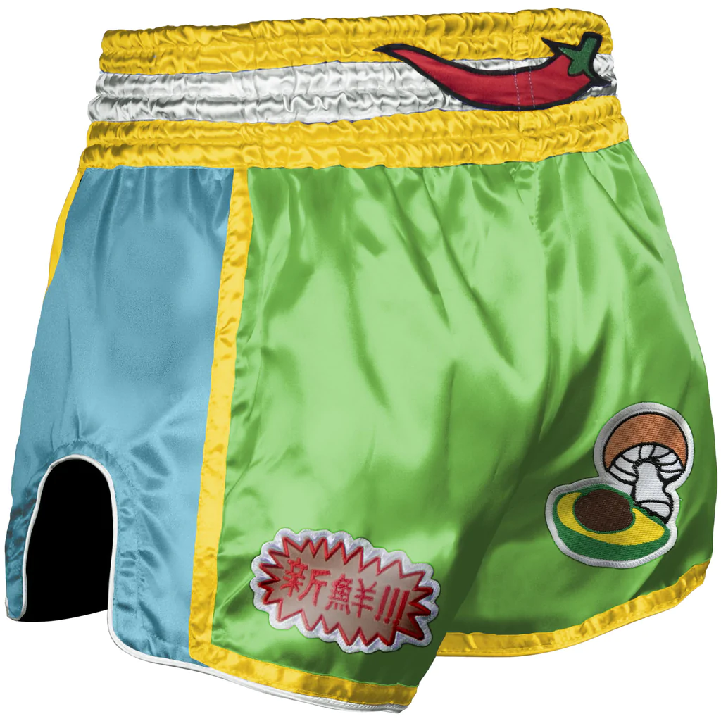 8 Weapons Yummy Muay Thai Shorts - Grün