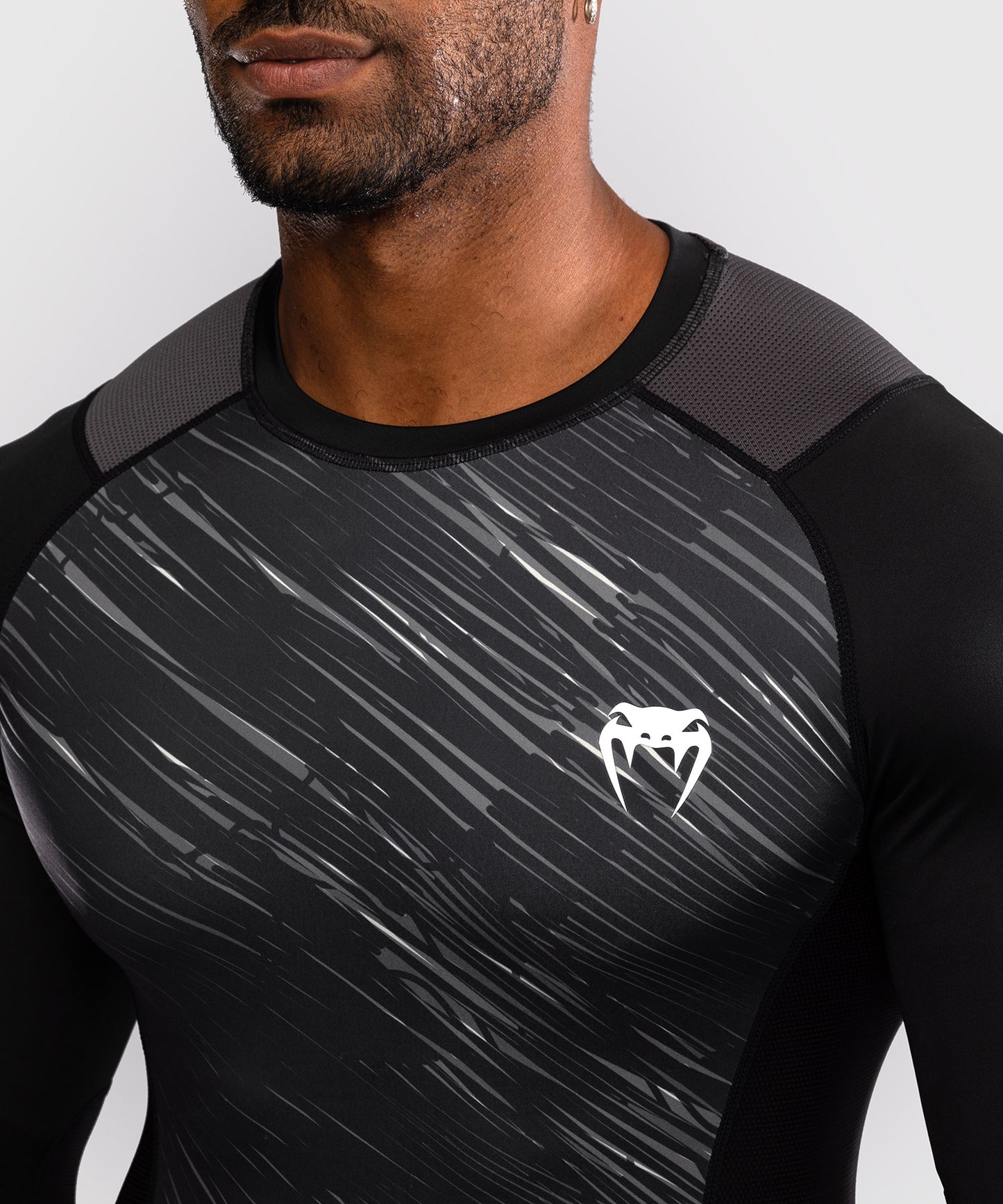 Rashguard Manches Longues Venum Rapid - Noir/Gris Orage