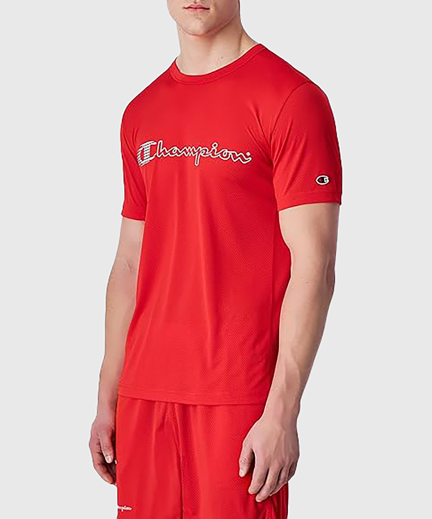 Champion Sportif Mesh T-Shirt – Rot