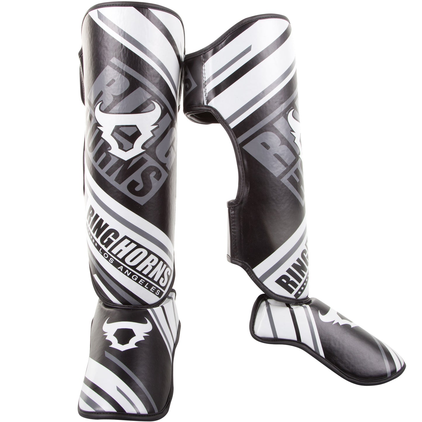 Ringhorns Nitro Shin Guards and Foot Protectors - Black