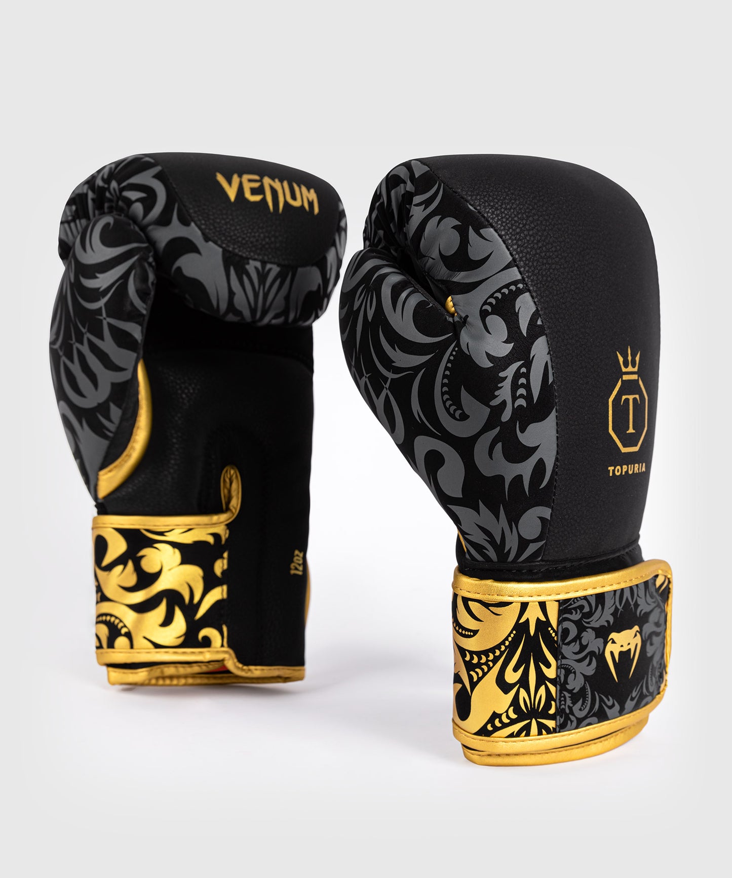 Venum x Topuria Unmatched Edition Guantes de Boxeo - Negro/Dorado